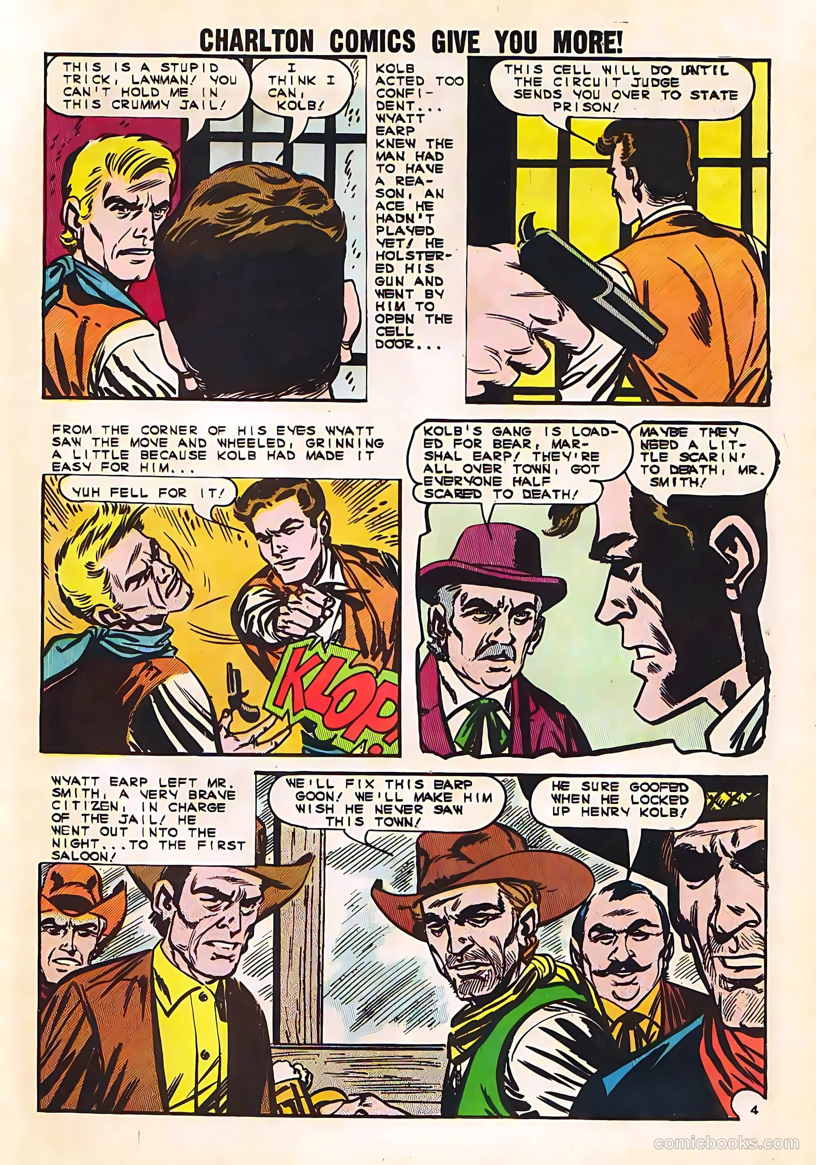 Wyatt Earp, Frontier Marshal #53 (1964) — page 23 of 36