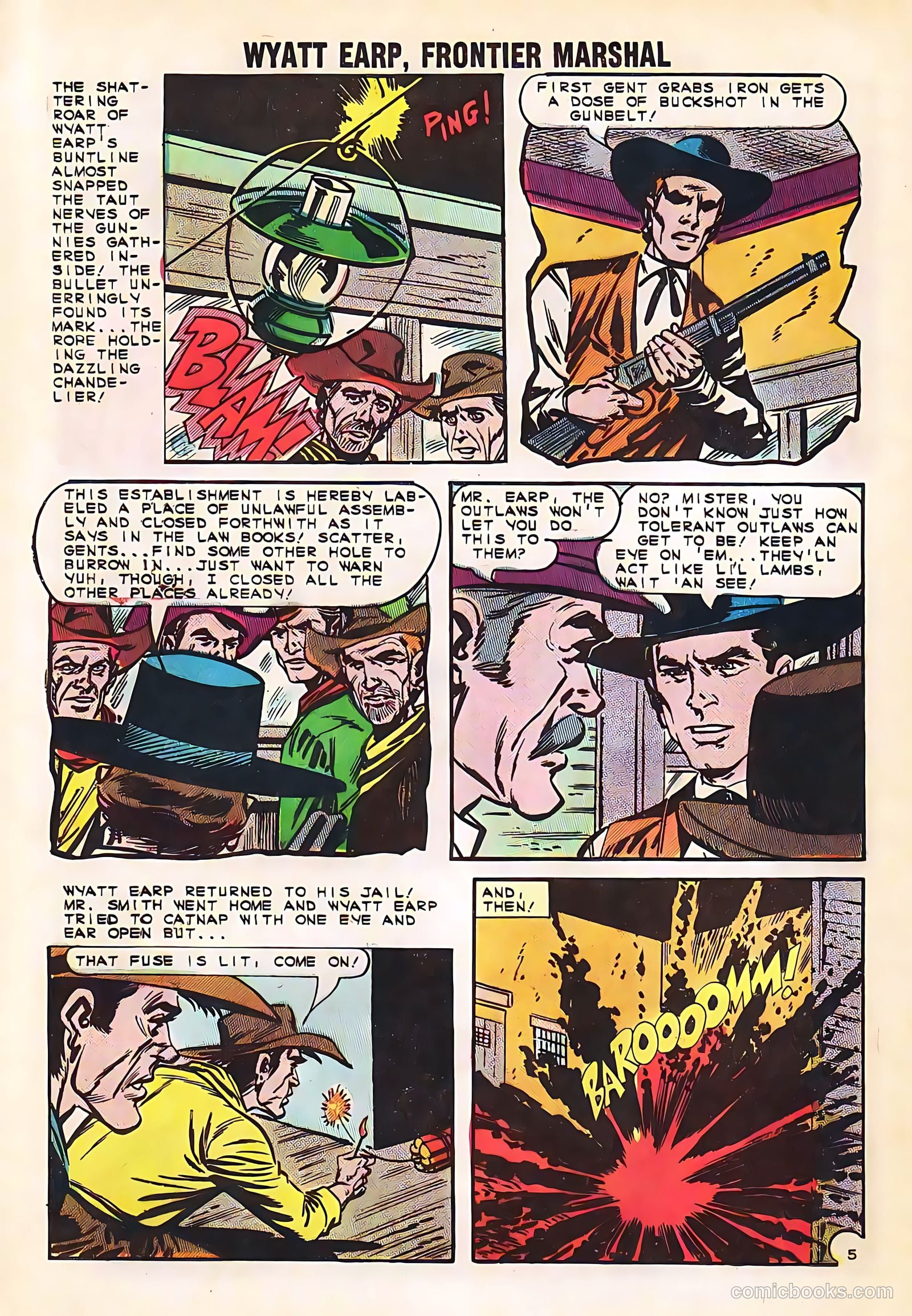 Wyatt Earp, Frontier Marshal #53 (1964) — page 24 of 36