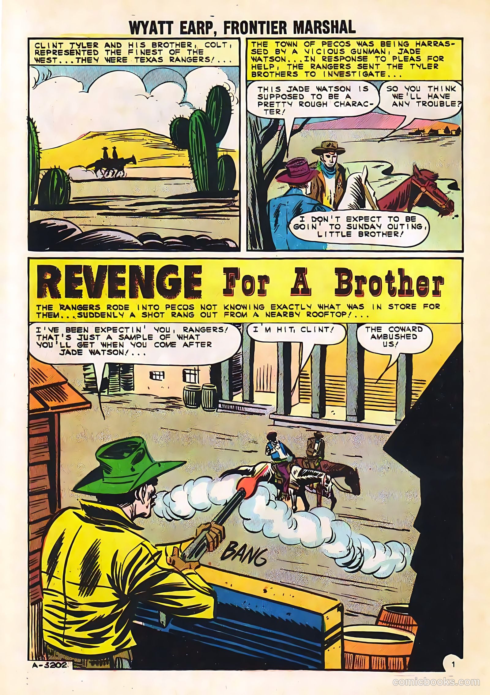 Wyatt Earp, Frontier Marshal #53 (1964) — page 26 of 36