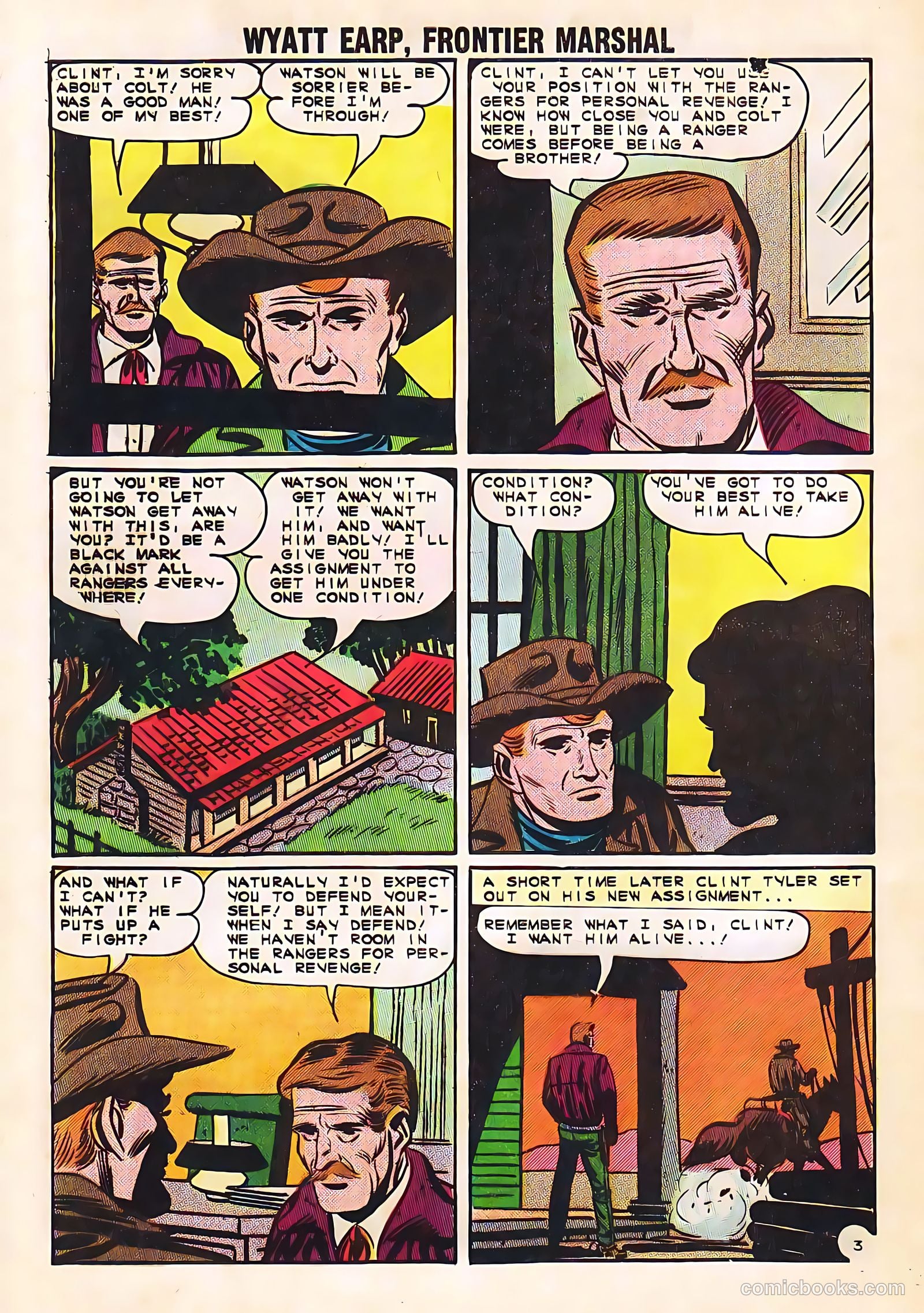 Wyatt Earp, Frontier Marshal #53 (1964) — page 28 of 36
