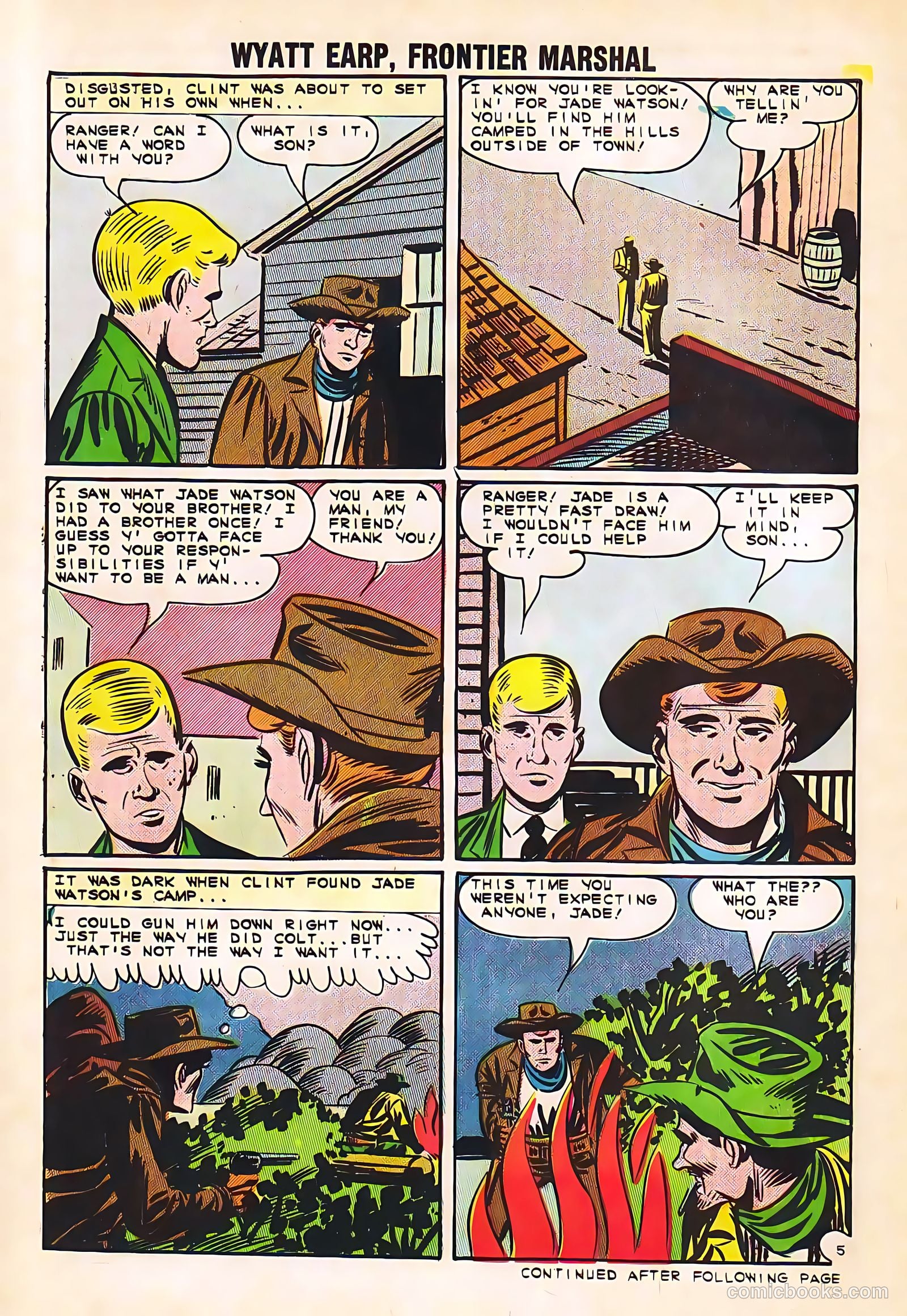 Wyatt Earp, Frontier Marshal #53 (1964) — page 30 of 36