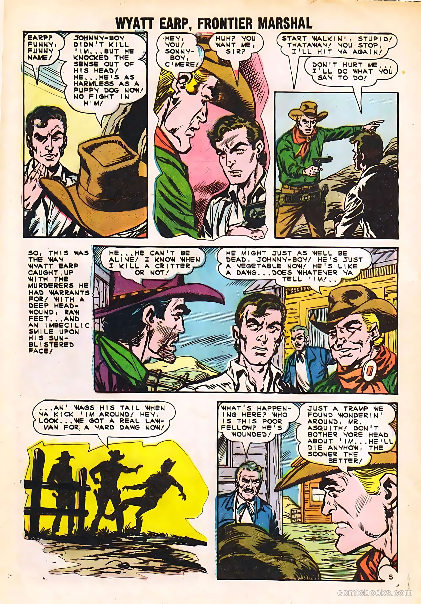 Wyatt Earp, Frontier Marshal #54 (1964) — page 8 of 36