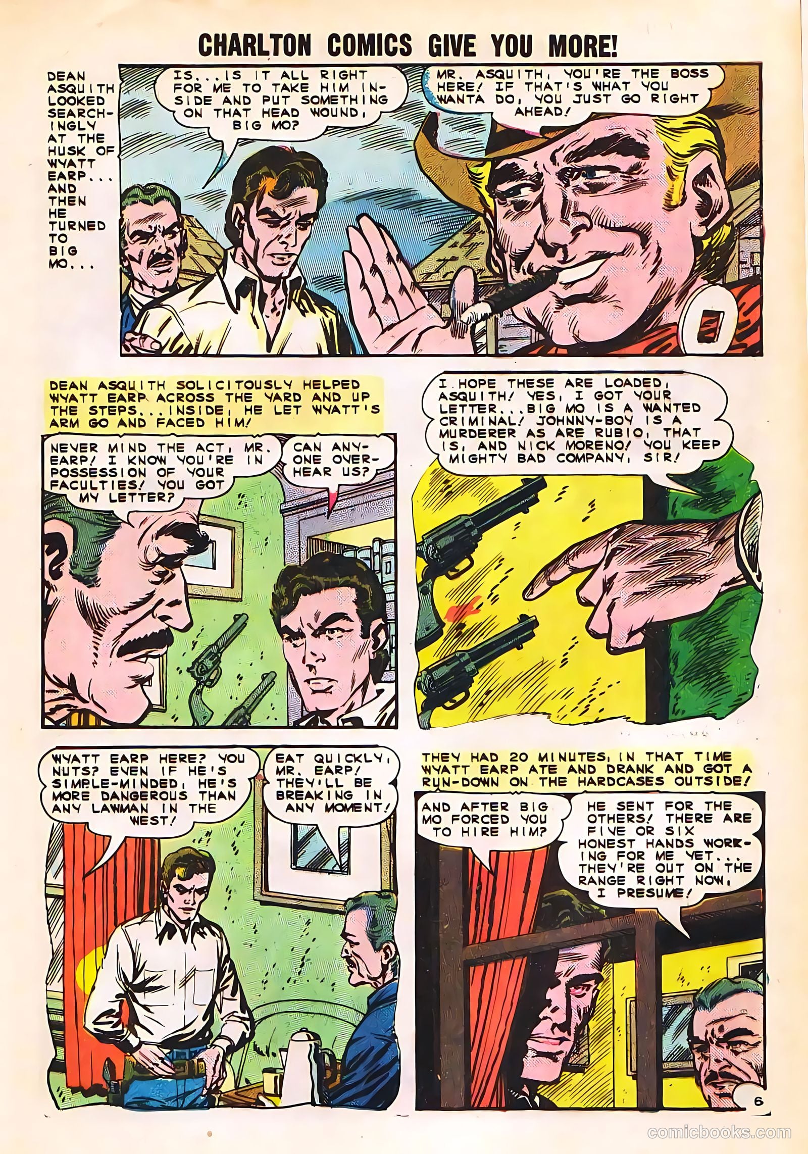 Wyatt Earp, Frontier Marshal #54 (1964) — page 9 of 36