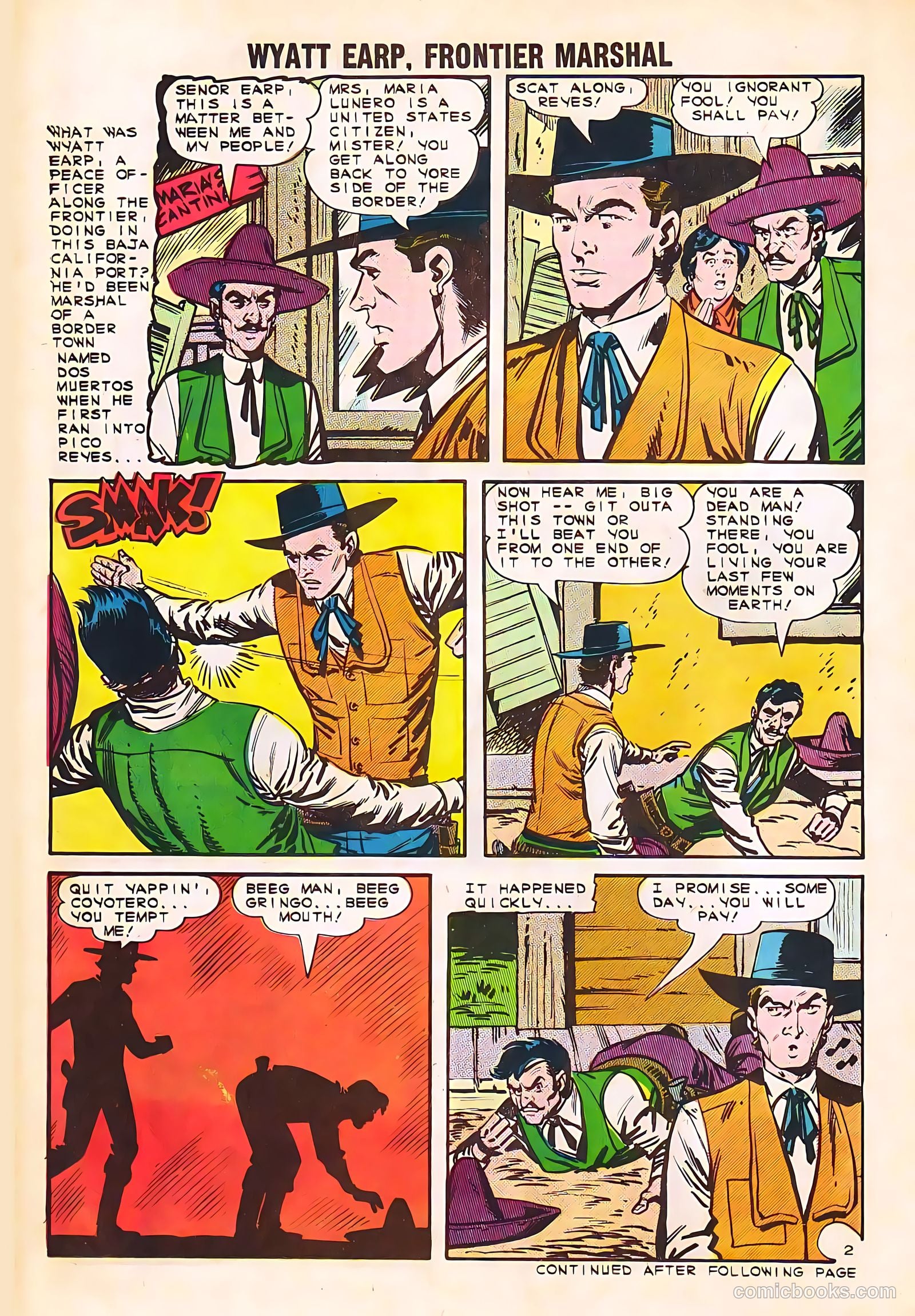 Wyatt Earp, Frontier Marshal #54 (1964) — page 14 of 36