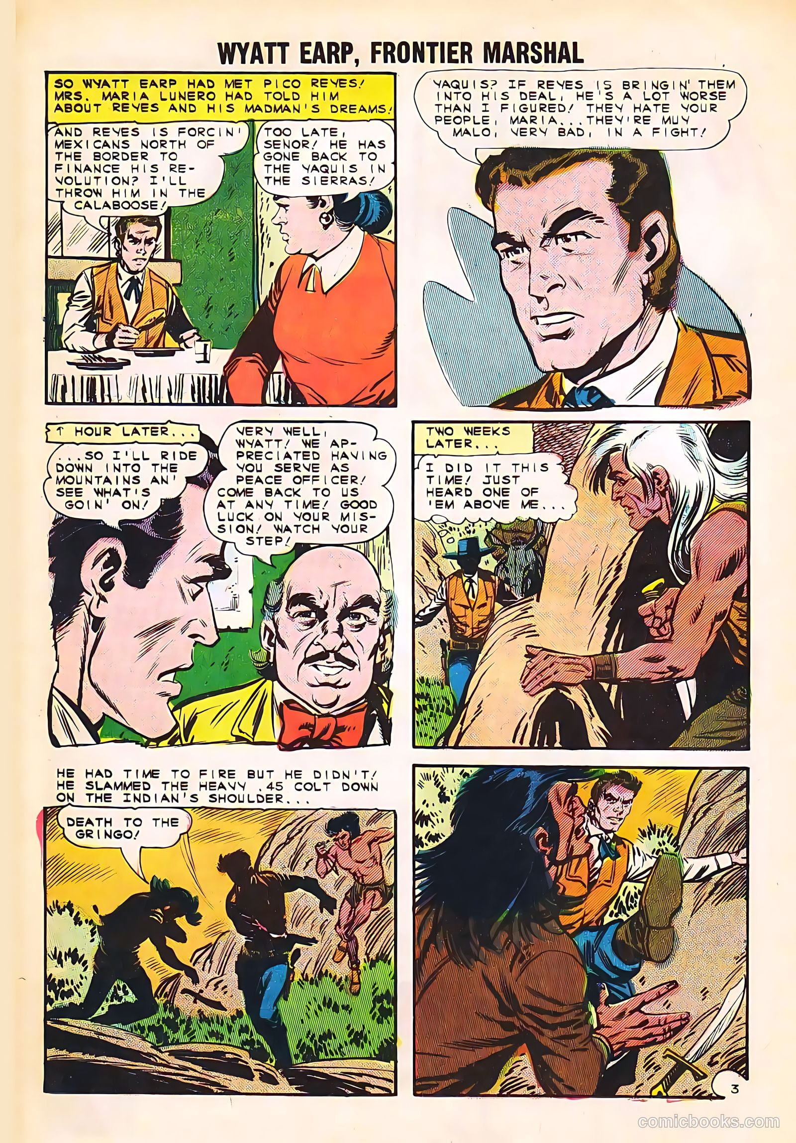 Wyatt Earp, Frontier Marshal #54 (1964) — page 16 of 36