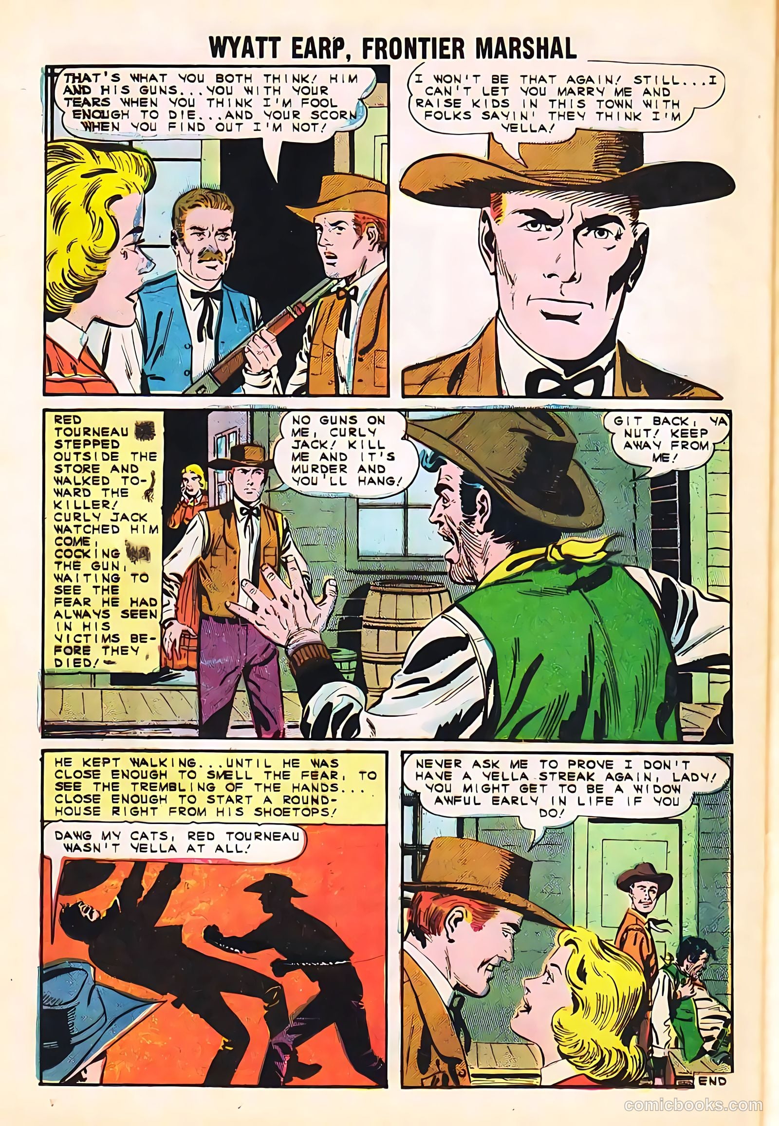 Wyatt Earp, Frontier Marshal #54 (1964) — page 24 of 36