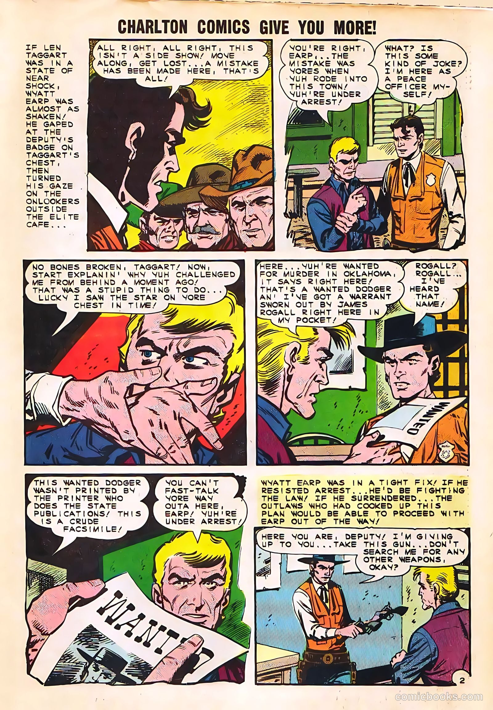 Wyatt Earp, Frontier Marshal #54 (1964) — page 27 of 36