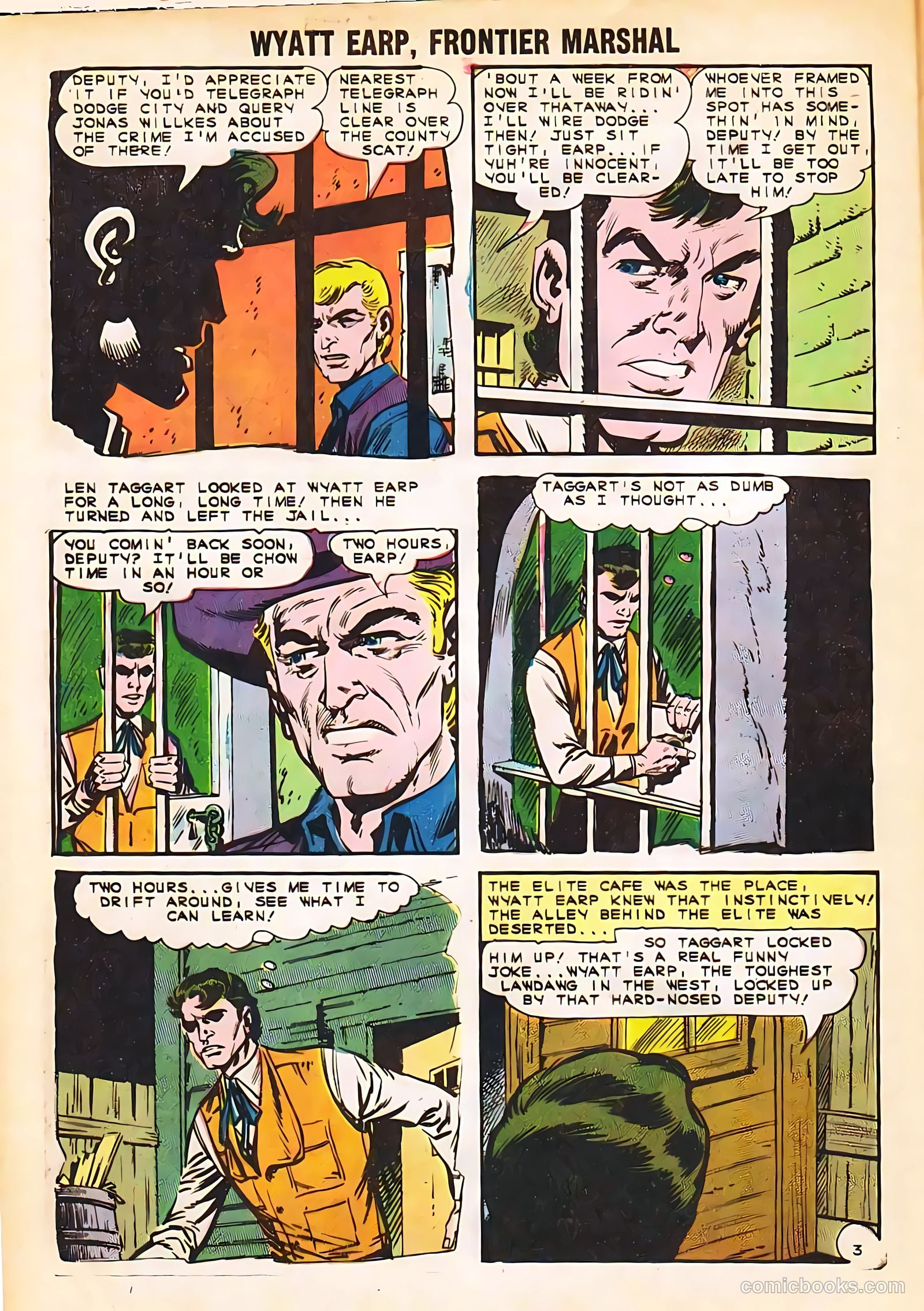 Wyatt Earp, Frontier Marshal #54 (1964) — page 28 of 36