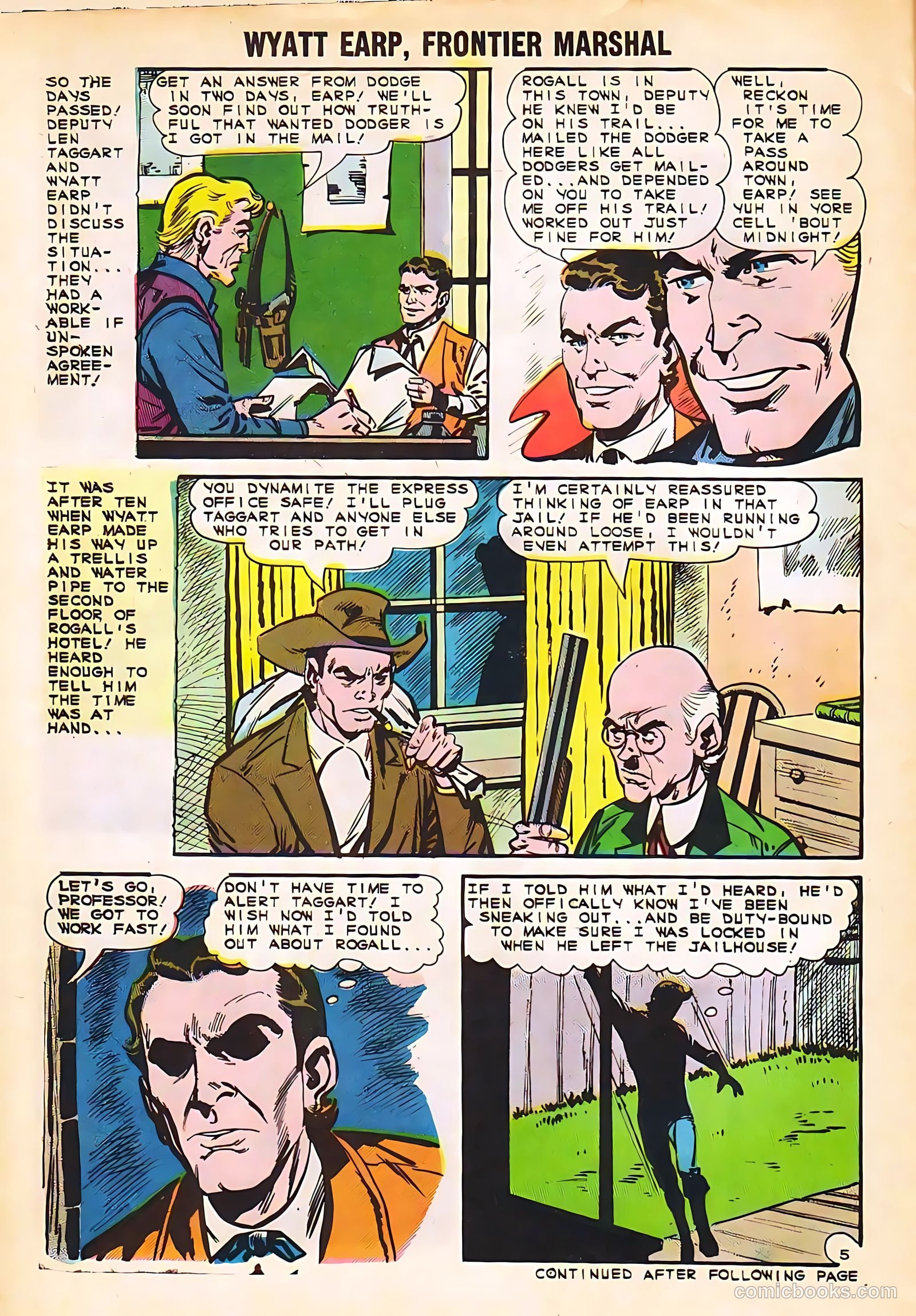 Wyatt Earp, Frontier Marshal #54 (1964) — page 30 of 36