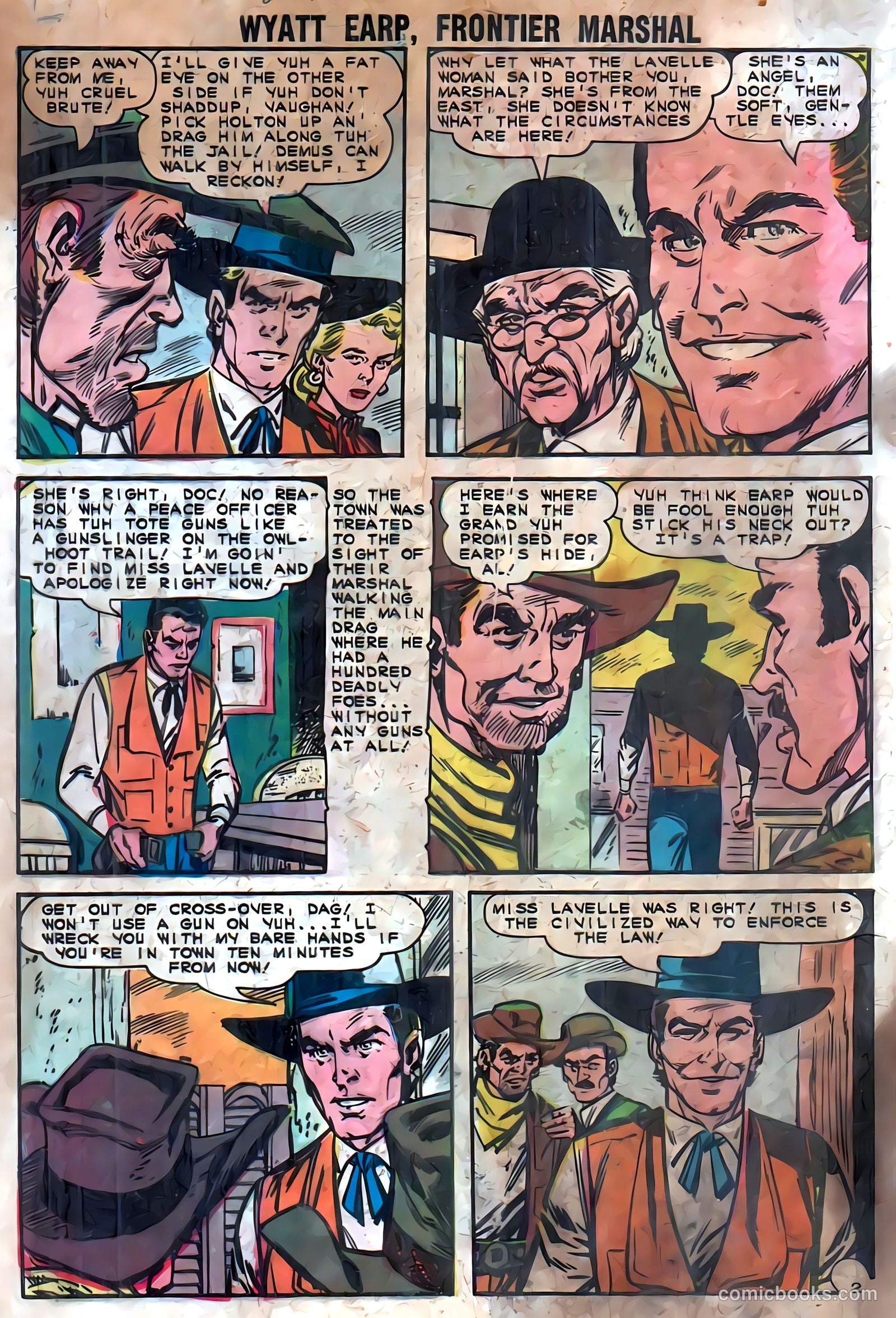 Wyatt Earp, Frontier Marshal #56 (1965) — page 4 of 36
