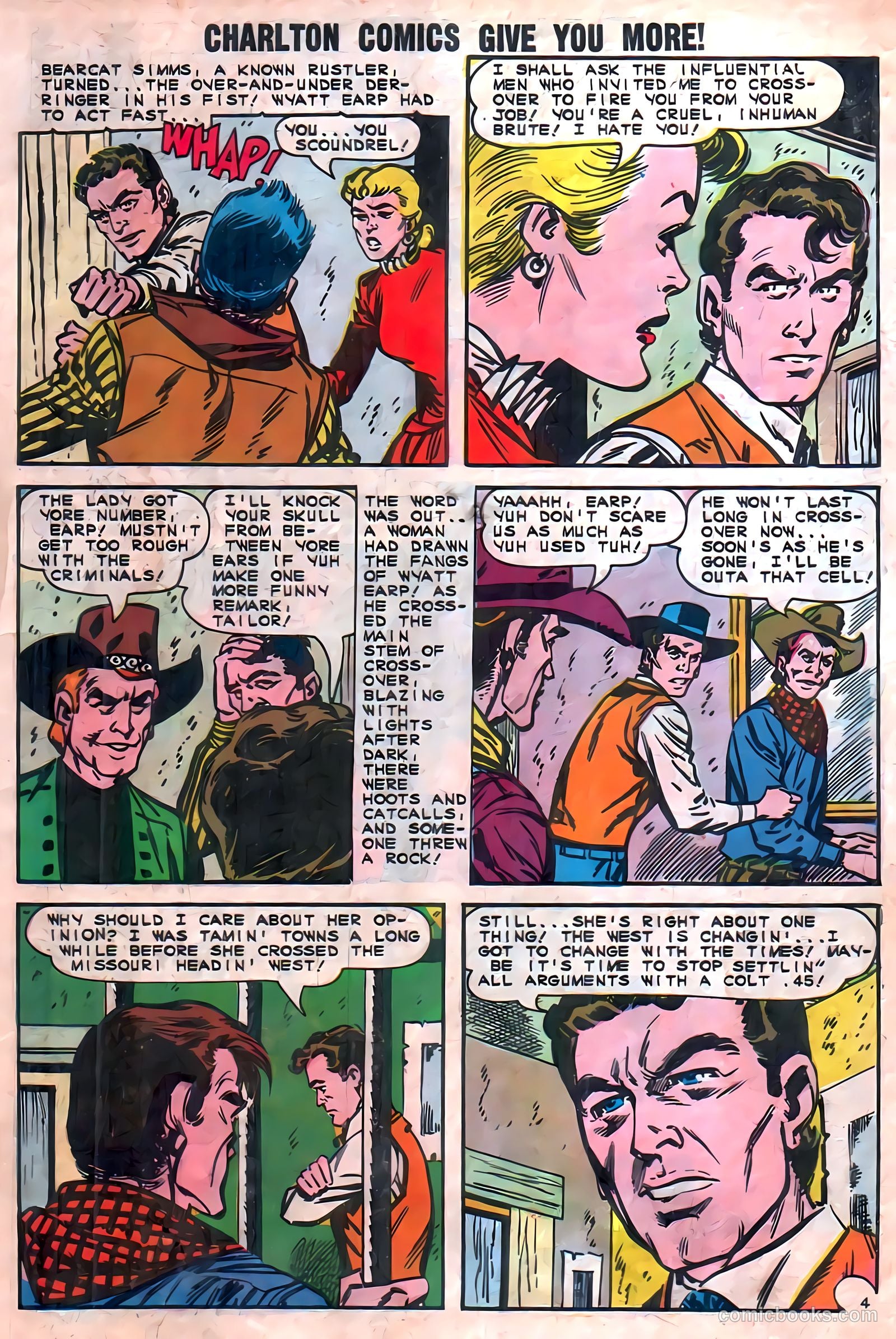 Wyatt Earp, Frontier Marshal #56 (1965) — page 7 of 36