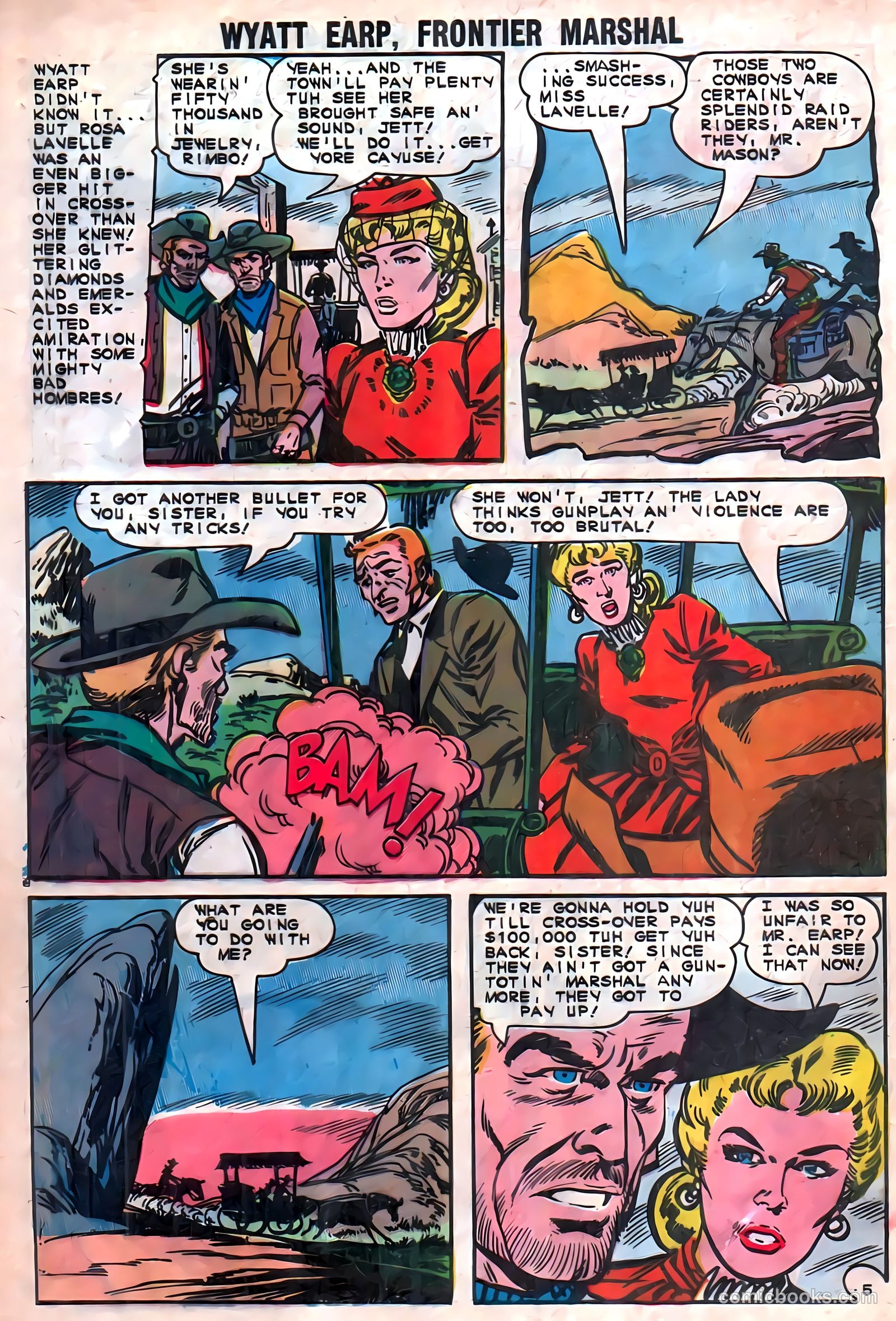 Wyatt Earp, Frontier Marshal #56 (1965) — page 8 of 36