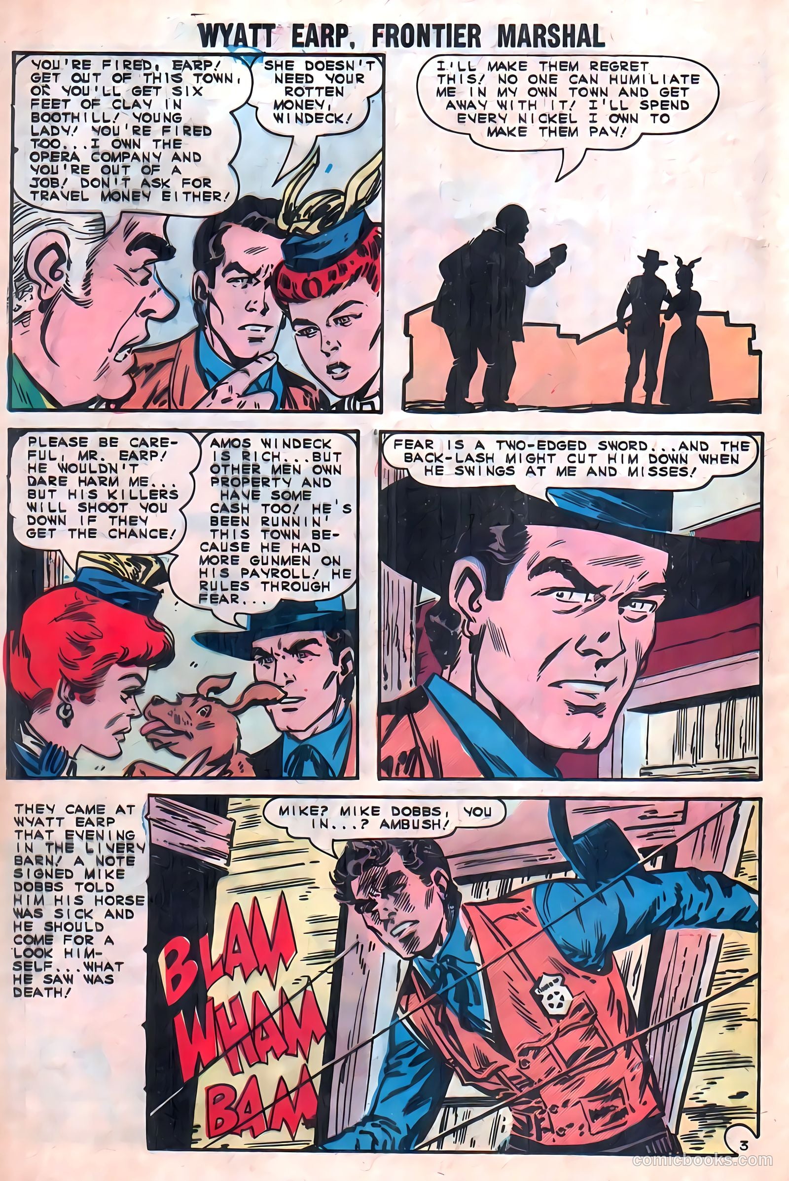 Wyatt Earp, Frontier Marshal #56 (1965) — page 12 of 36