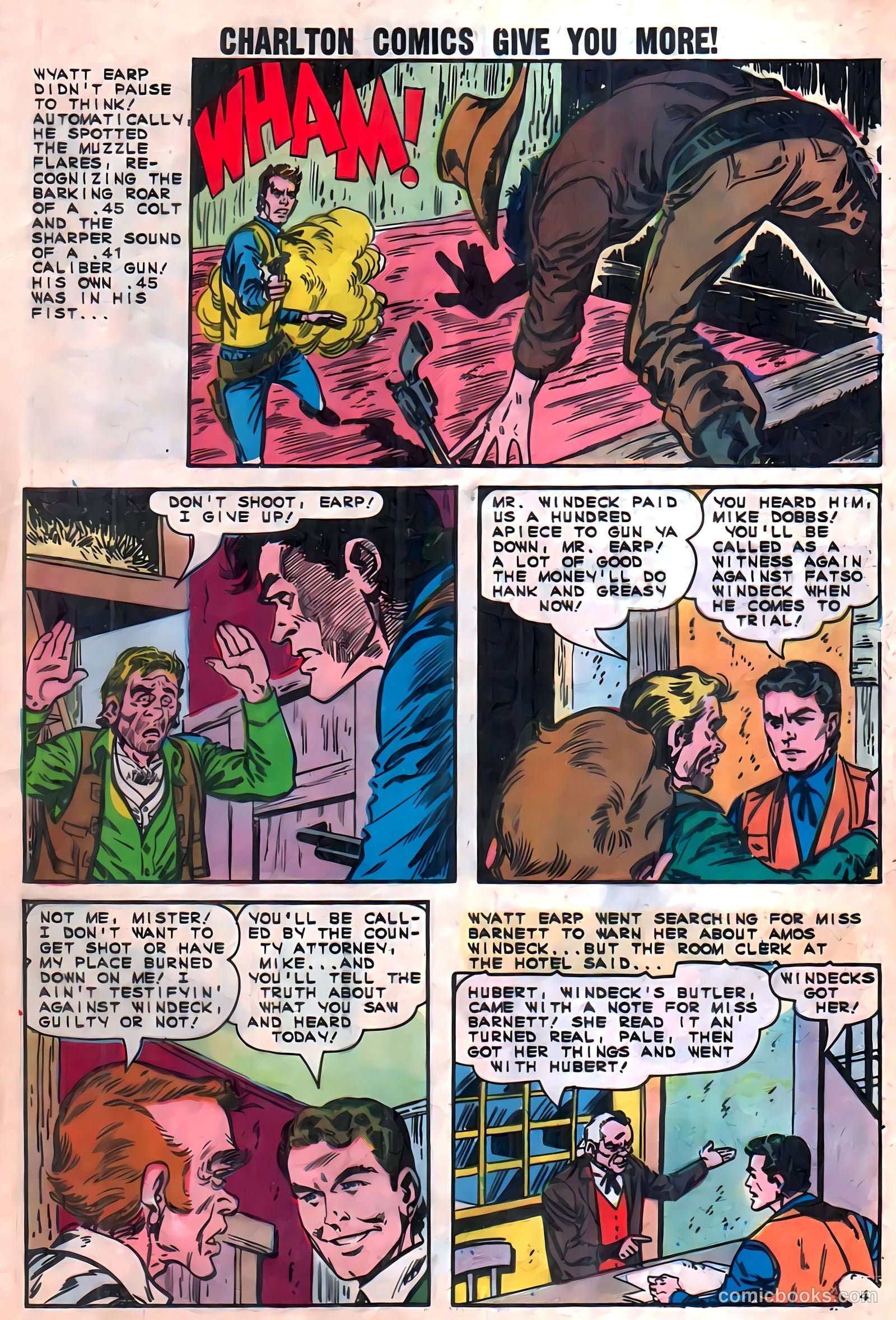 Wyatt Earp, Frontier Marshal #56 (1965) — page 13 of 36