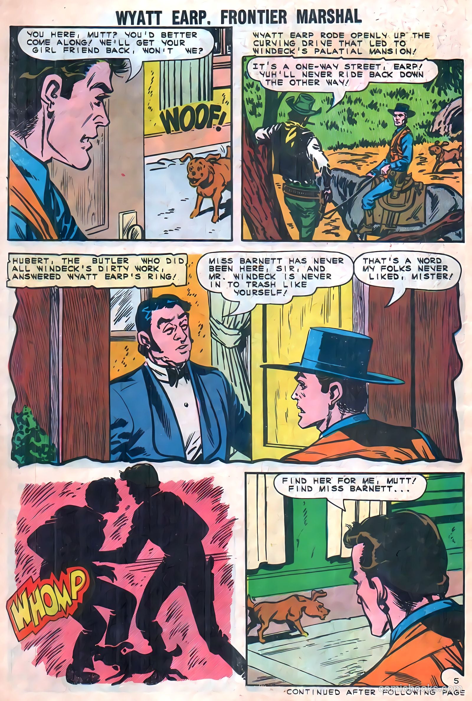 Wyatt Earp, Frontier Marshal #56 (1965) — page 14 of 36