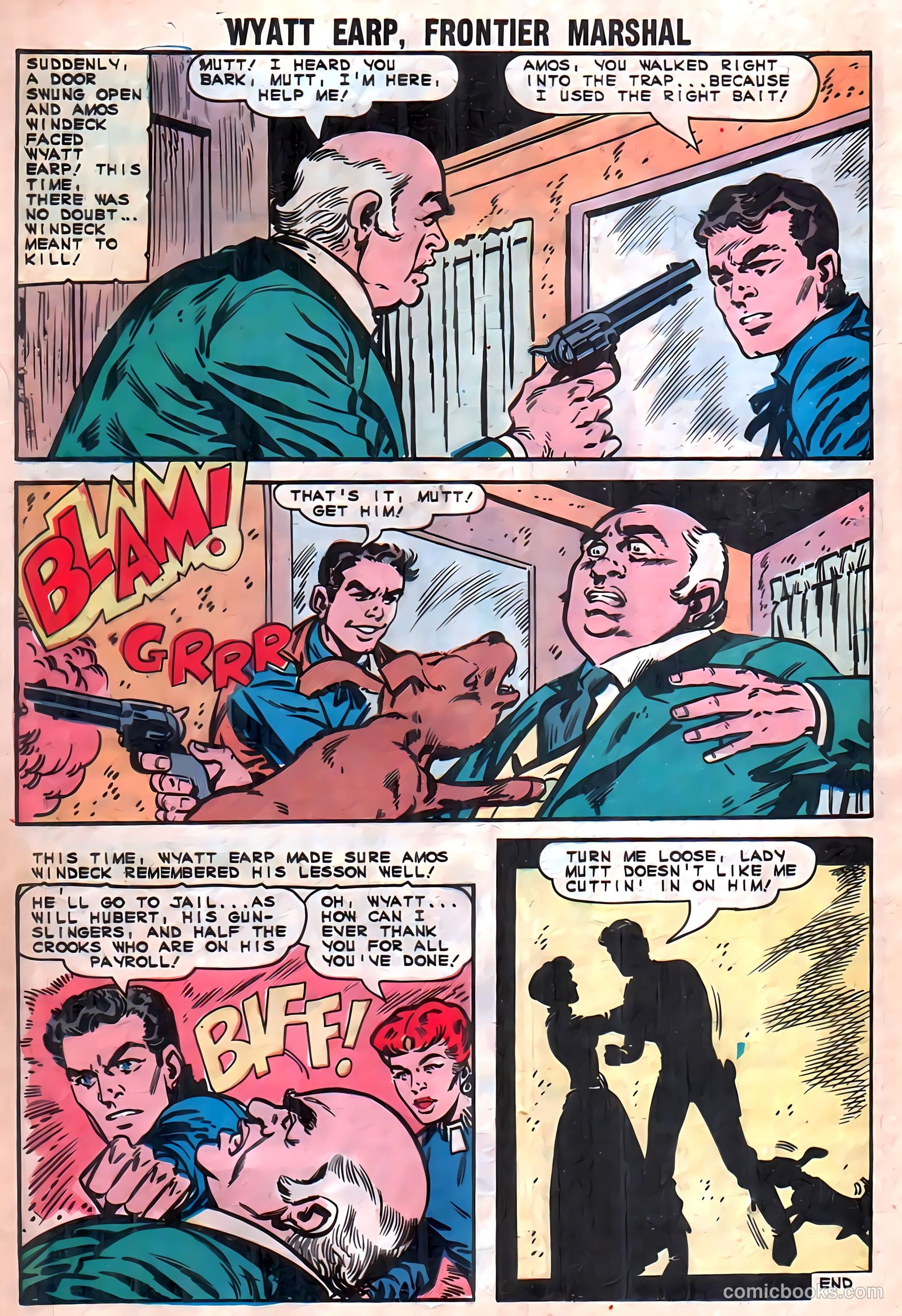Wyatt Earp, Frontier Marshal #56 (1965) — page 16 of 36