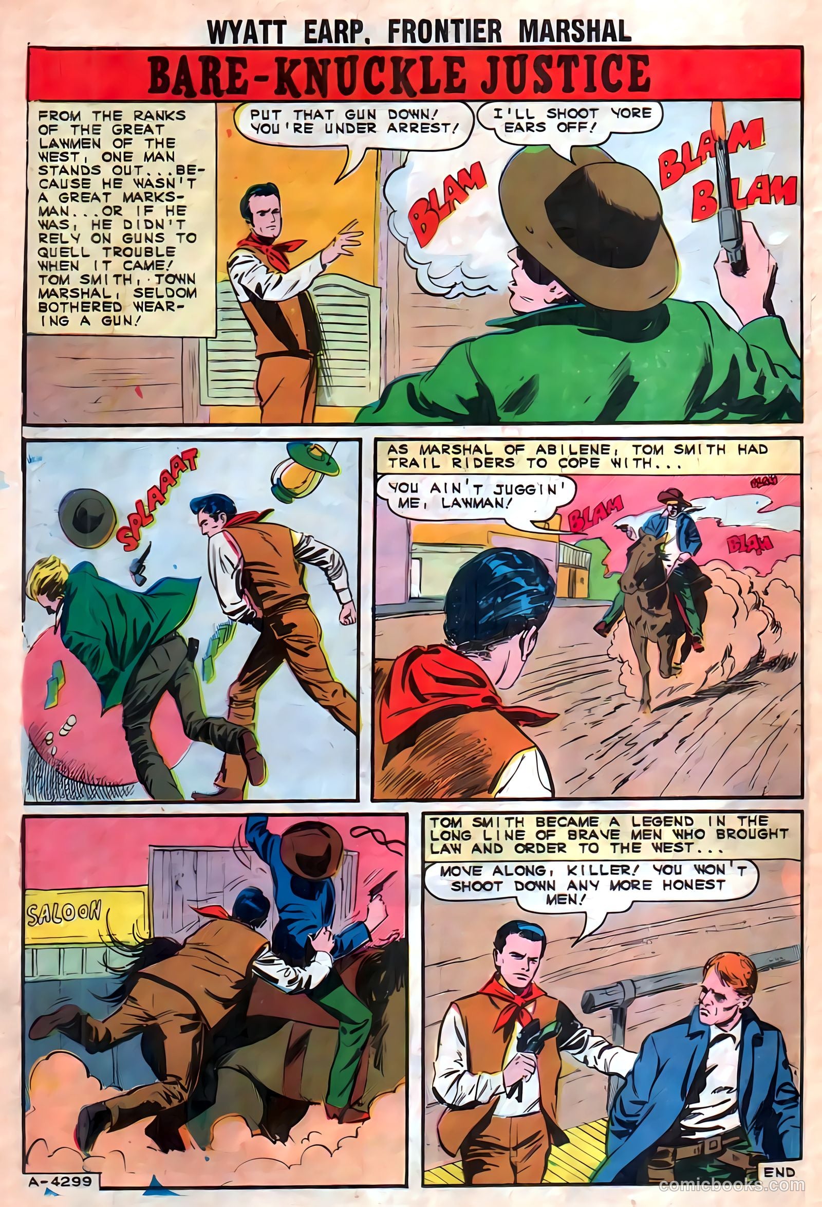 Wyatt Earp, Frontier Marshal #56 (1965) — page 26 of 36