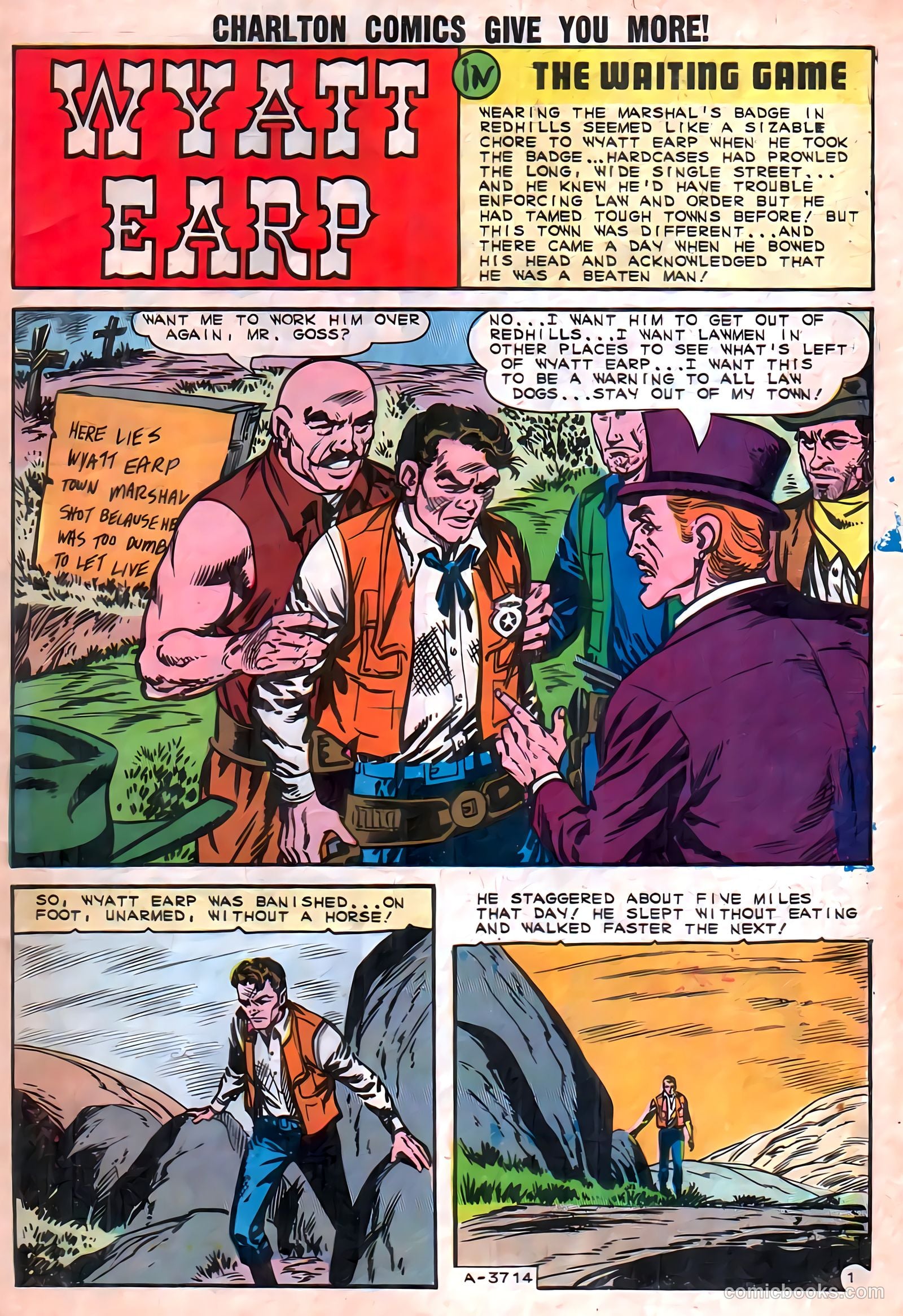 Wyatt Earp, Frontier Marshal #56 (1965) — page 27 of 36