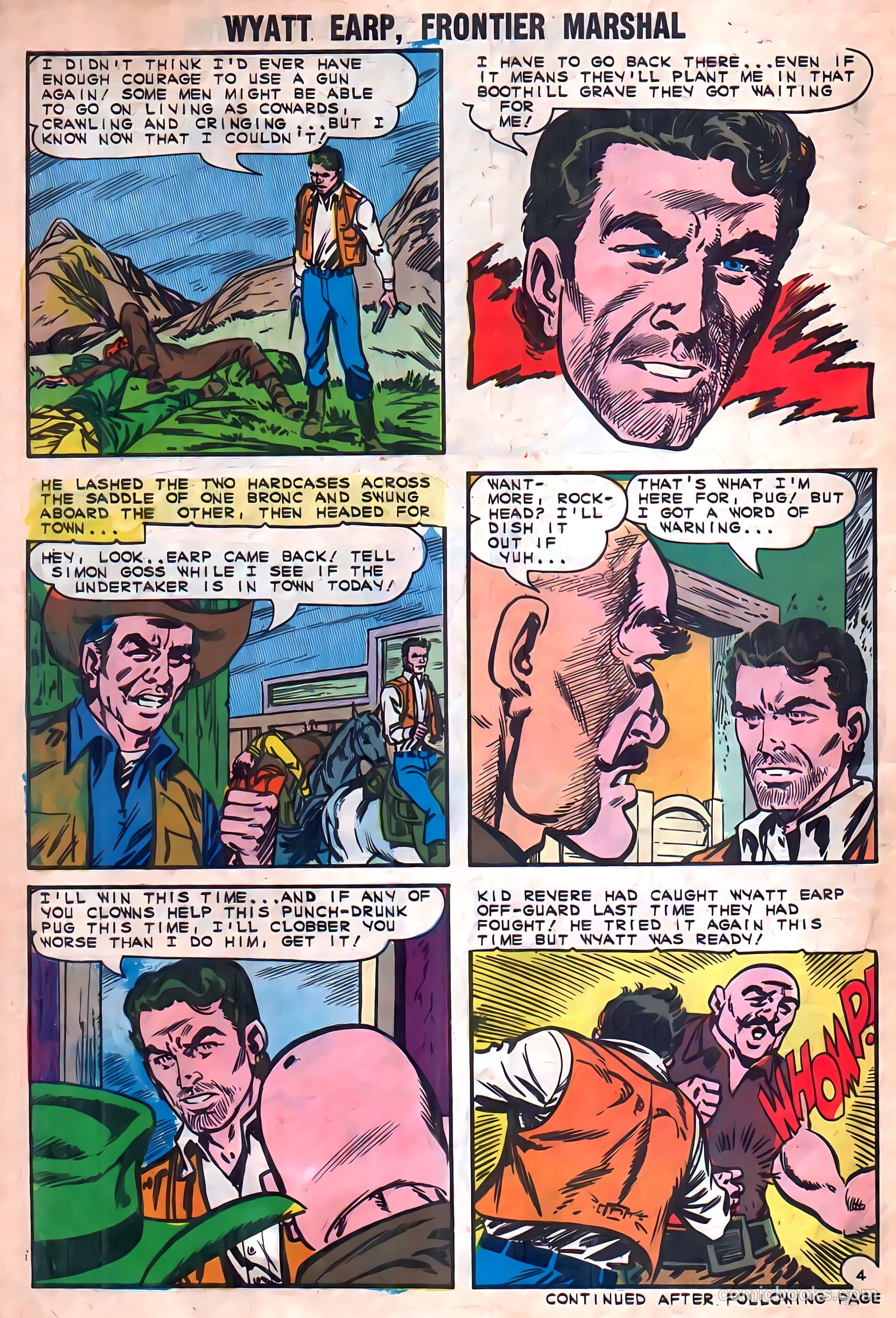 Wyatt Earp, Frontier Marshal #56 (1965) — page 30 of 36