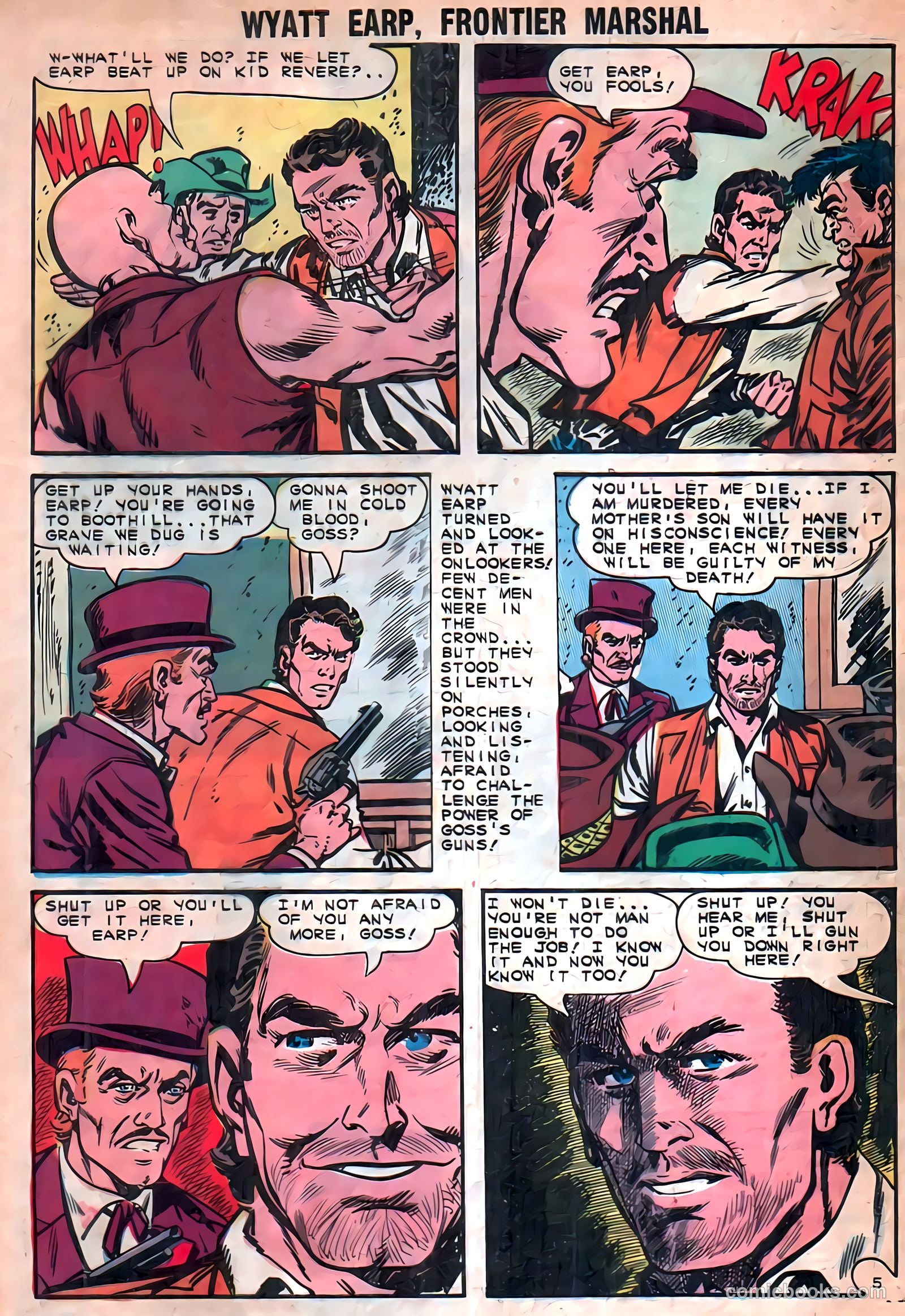 Wyatt Earp, Frontier Marshal #56 (1965) — page 32 of 36