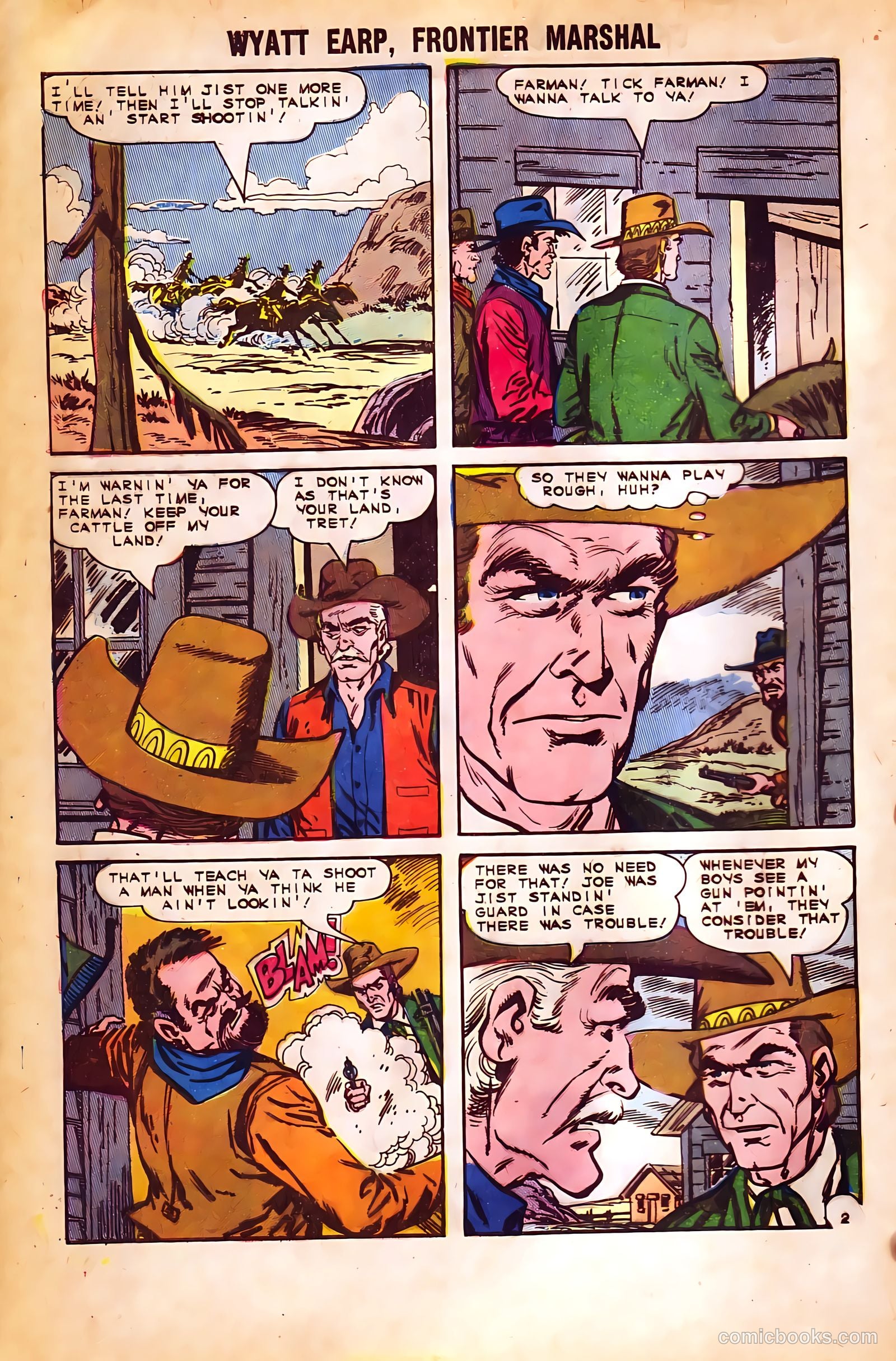 Wyatt Earp, Frontier Marshal #57 (1965) — page 4 of 36