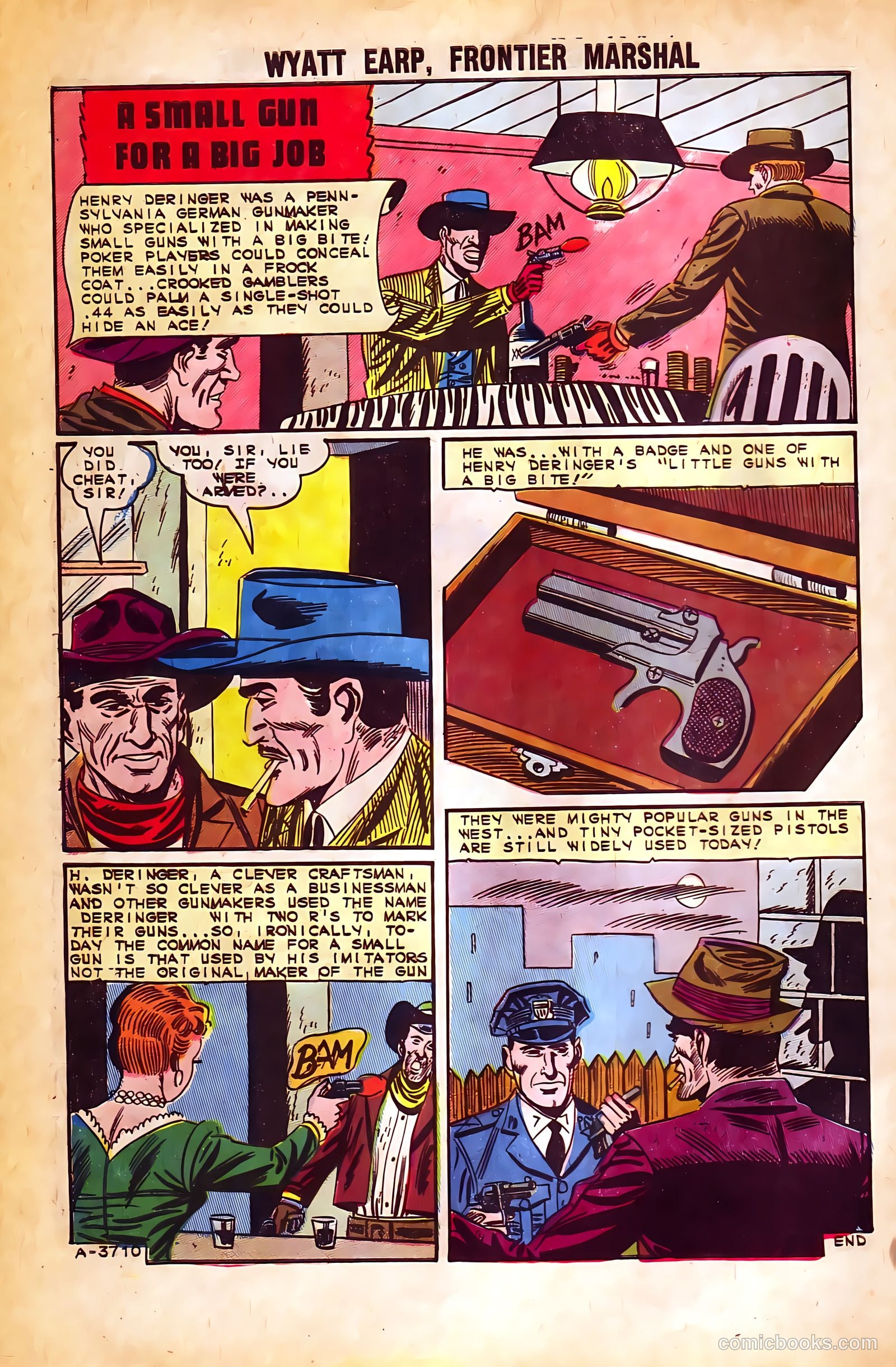 Wyatt Earp, Frontier Marshal #57 (1965) — page 10 of 36