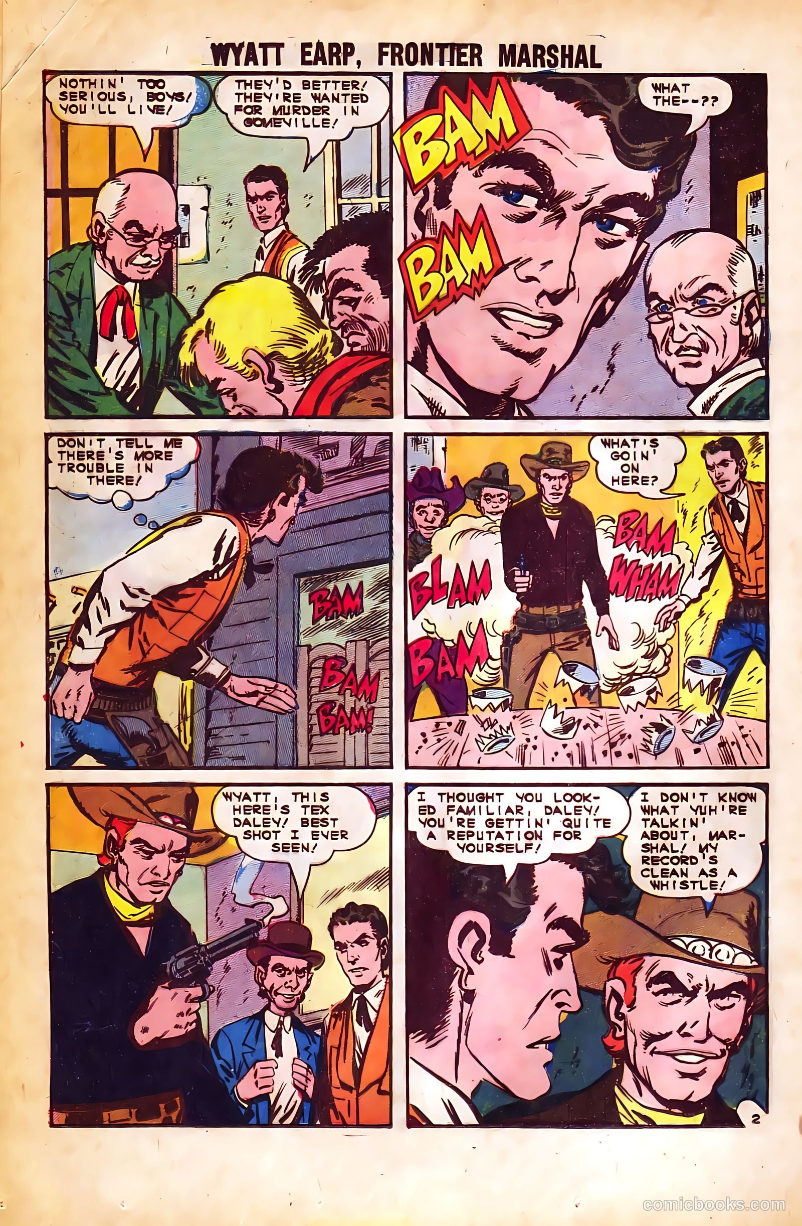 Wyatt Earp, Frontier Marshal #57 (1965) — page 12 of 36