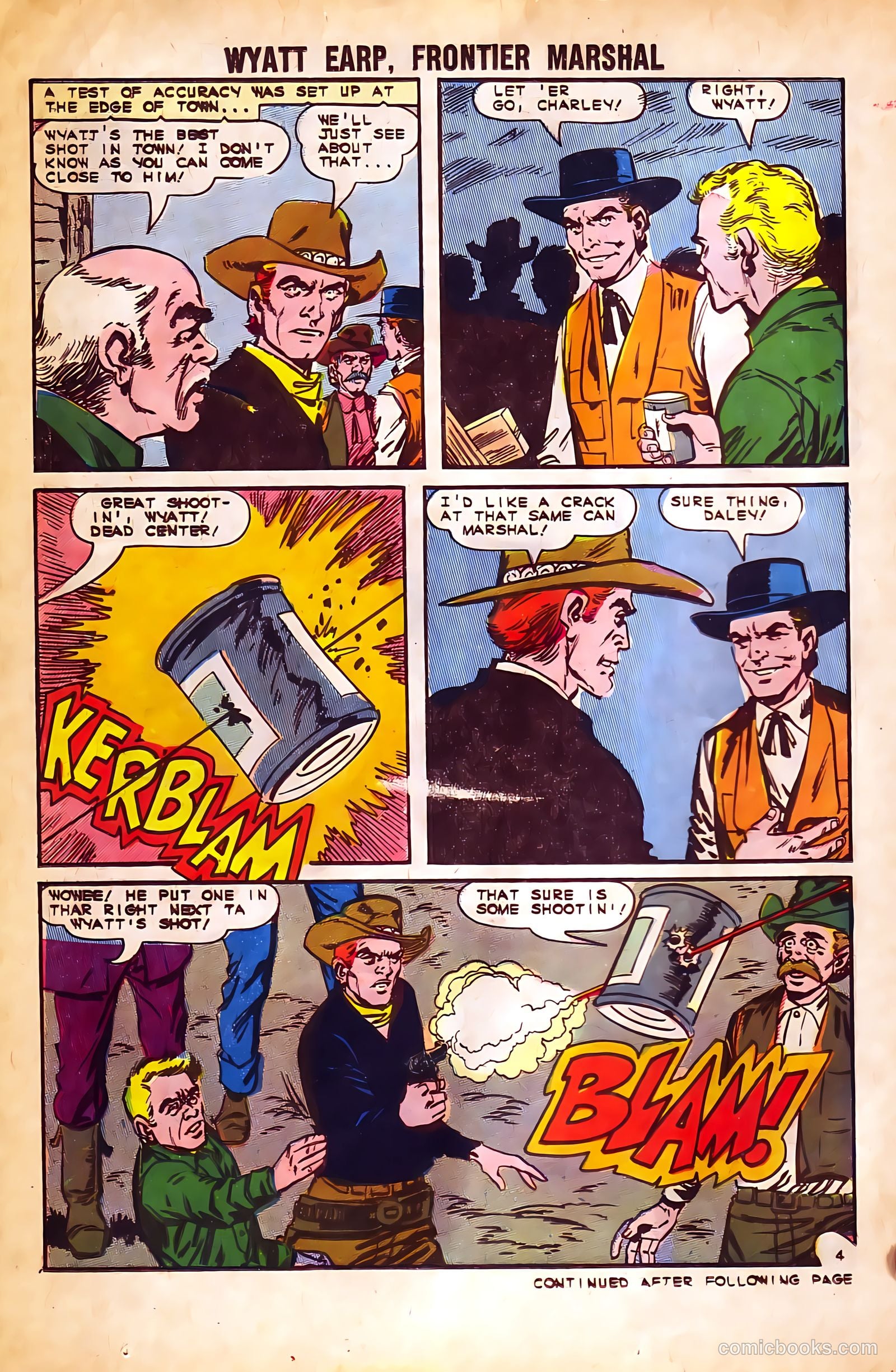 Wyatt Earp, Frontier Marshal #57 (1965) — page 14 of 36