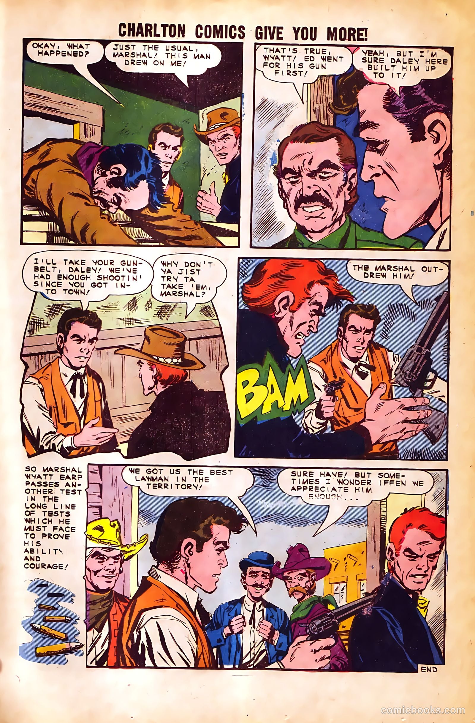 Wyatt Earp, Frontier Marshal #57 (1965) — page 17 of 36
