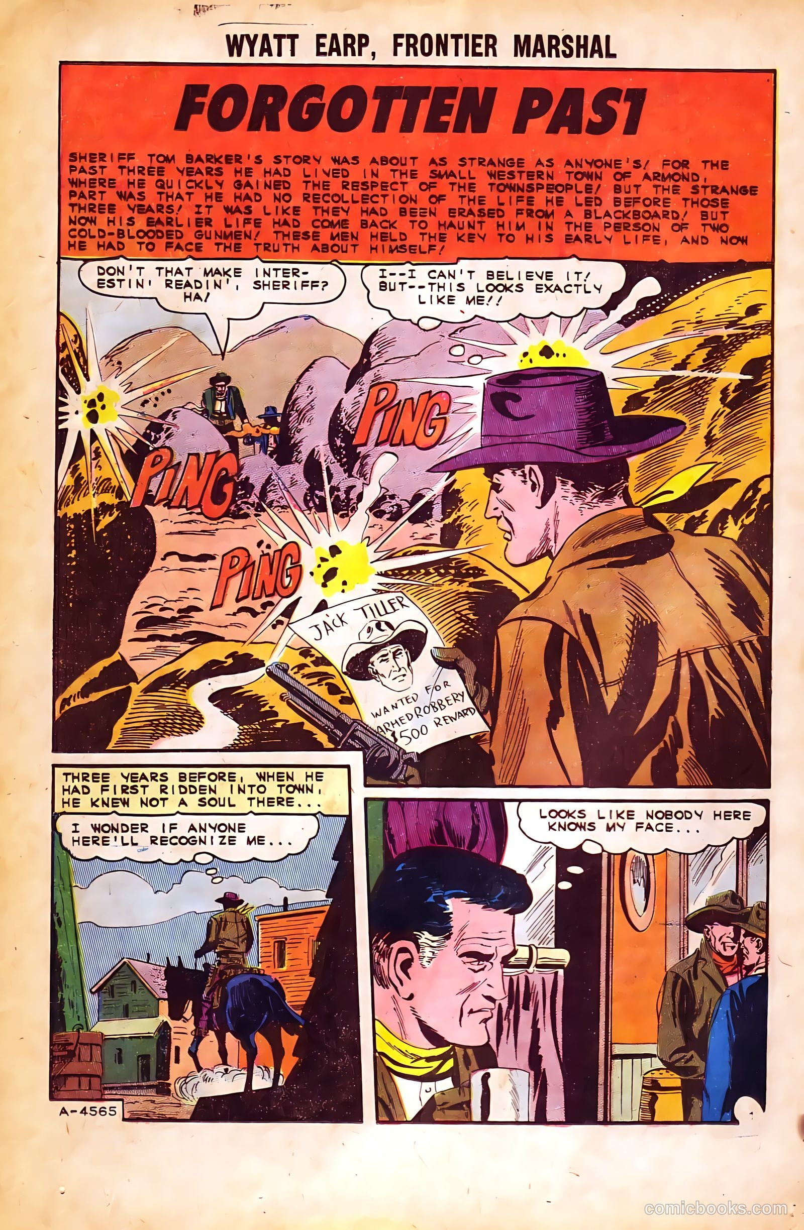 Wyatt Earp, Frontier Marshal #57 (1965) — page 20 of 36
