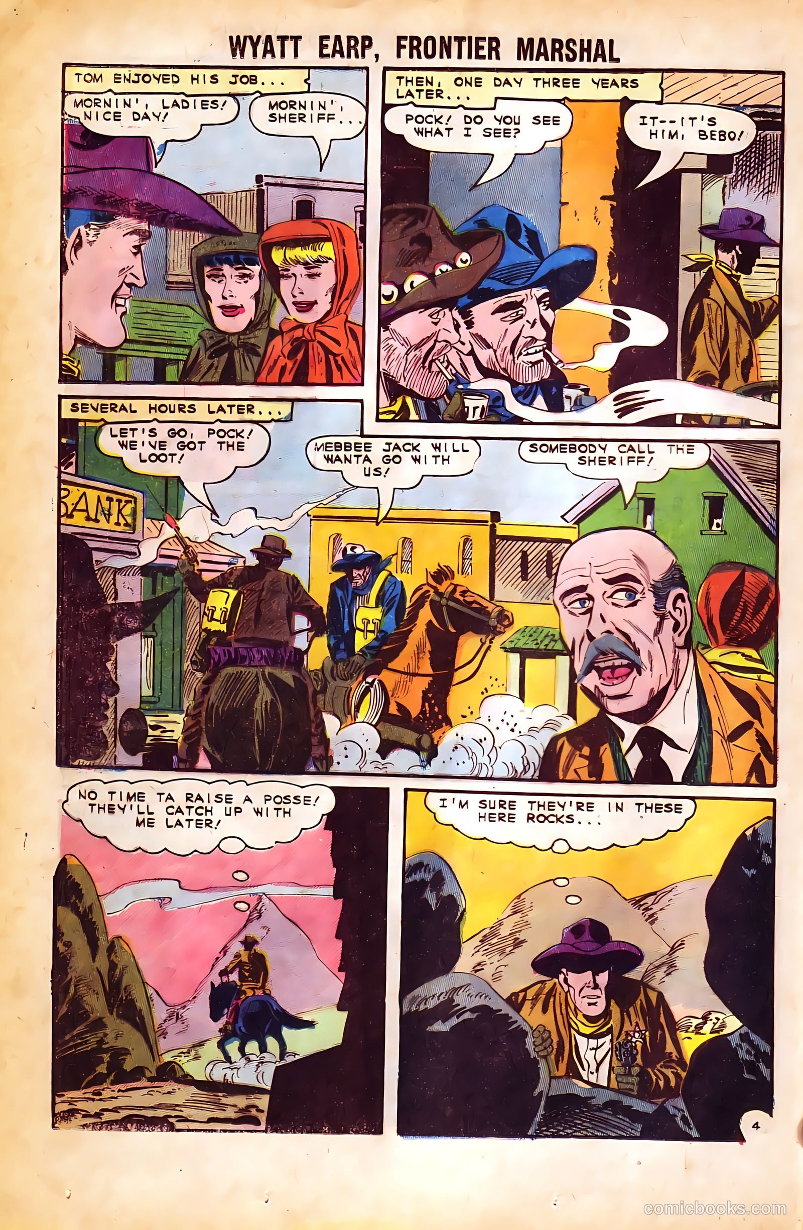 Wyatt Earp, Frontier Marshal #57 (1965) — page 24 of 36