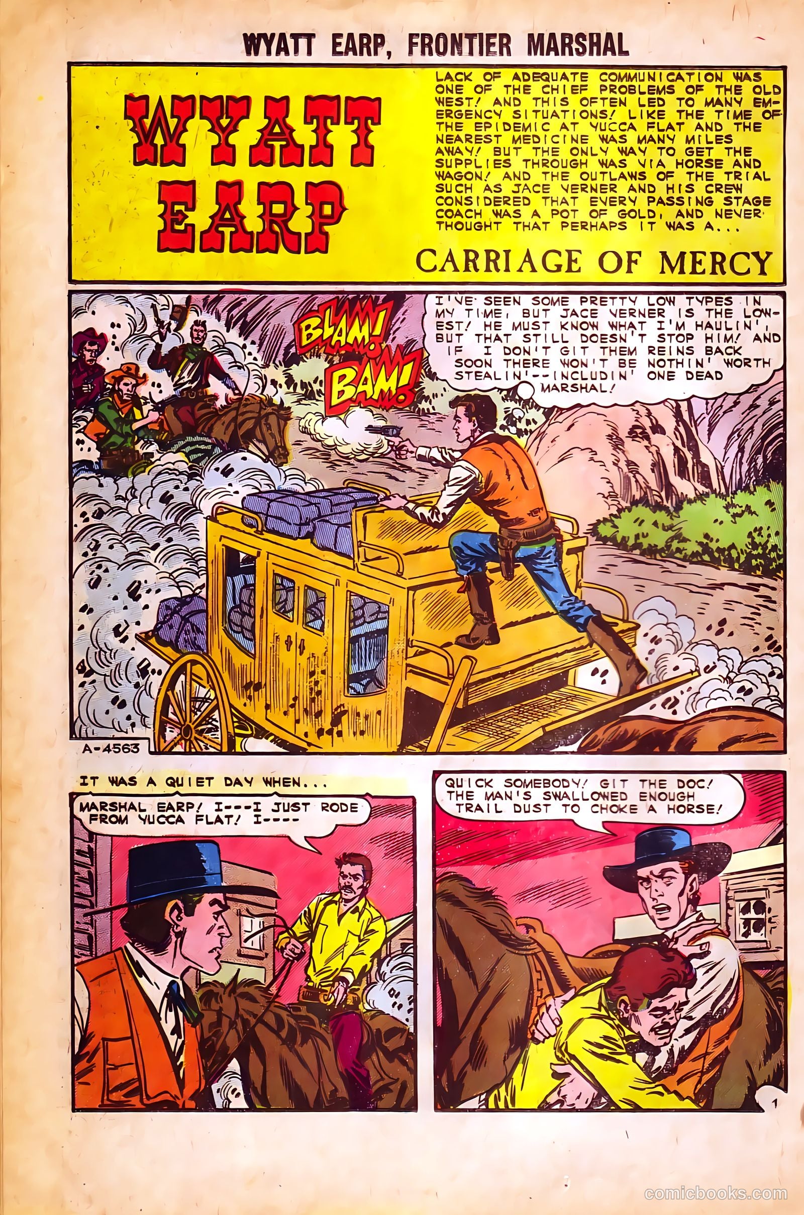 Wyatt Earp, Frontier Marshal #57 (1965) — page 26 of 36