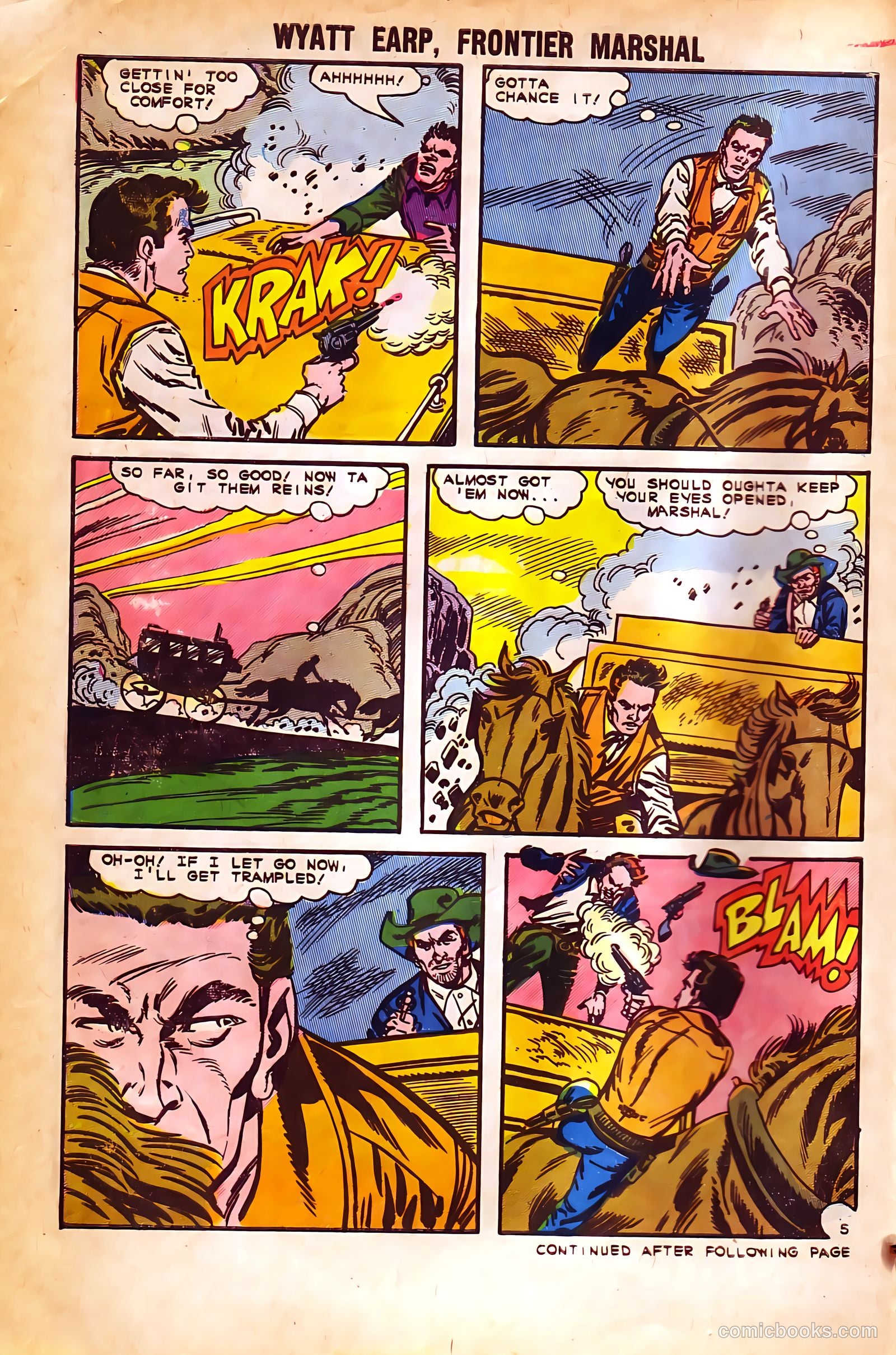 Wyatt Earp, Frontier Marshal #57 (1965) — page 30 of 36
