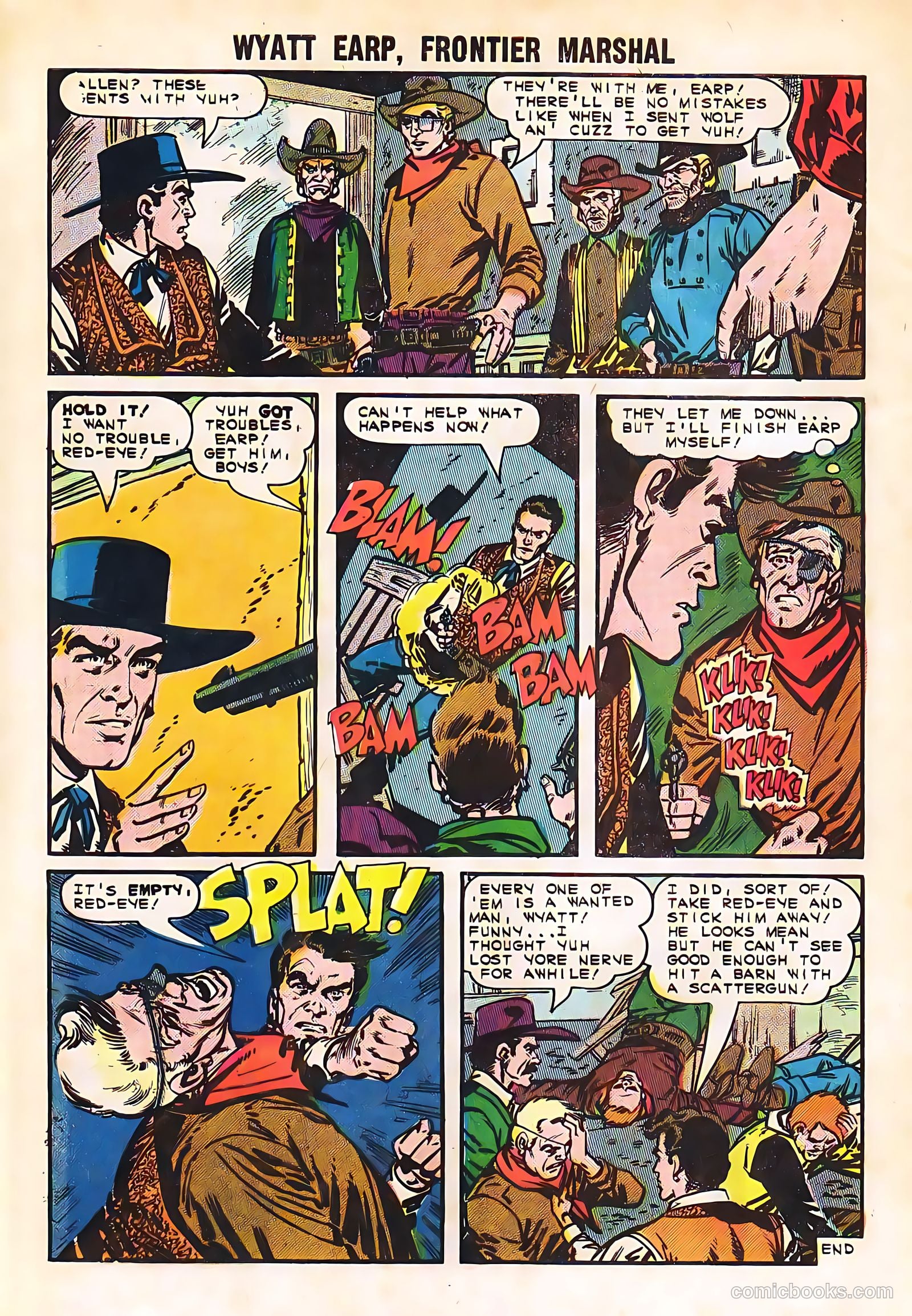Wyatt Earp, Frontier Marshal #58 (1965) — page 8 of 36