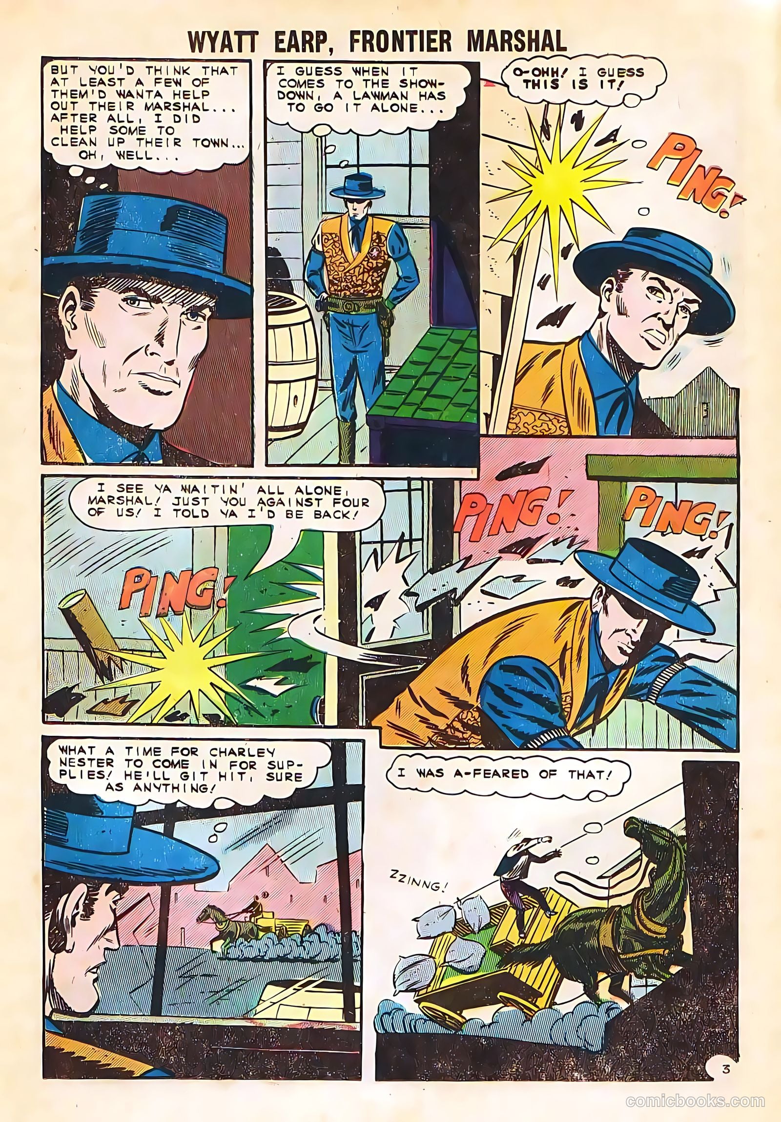 Wyatt Earp, Frontier Marshal #58 (1965) — page 11 of 36