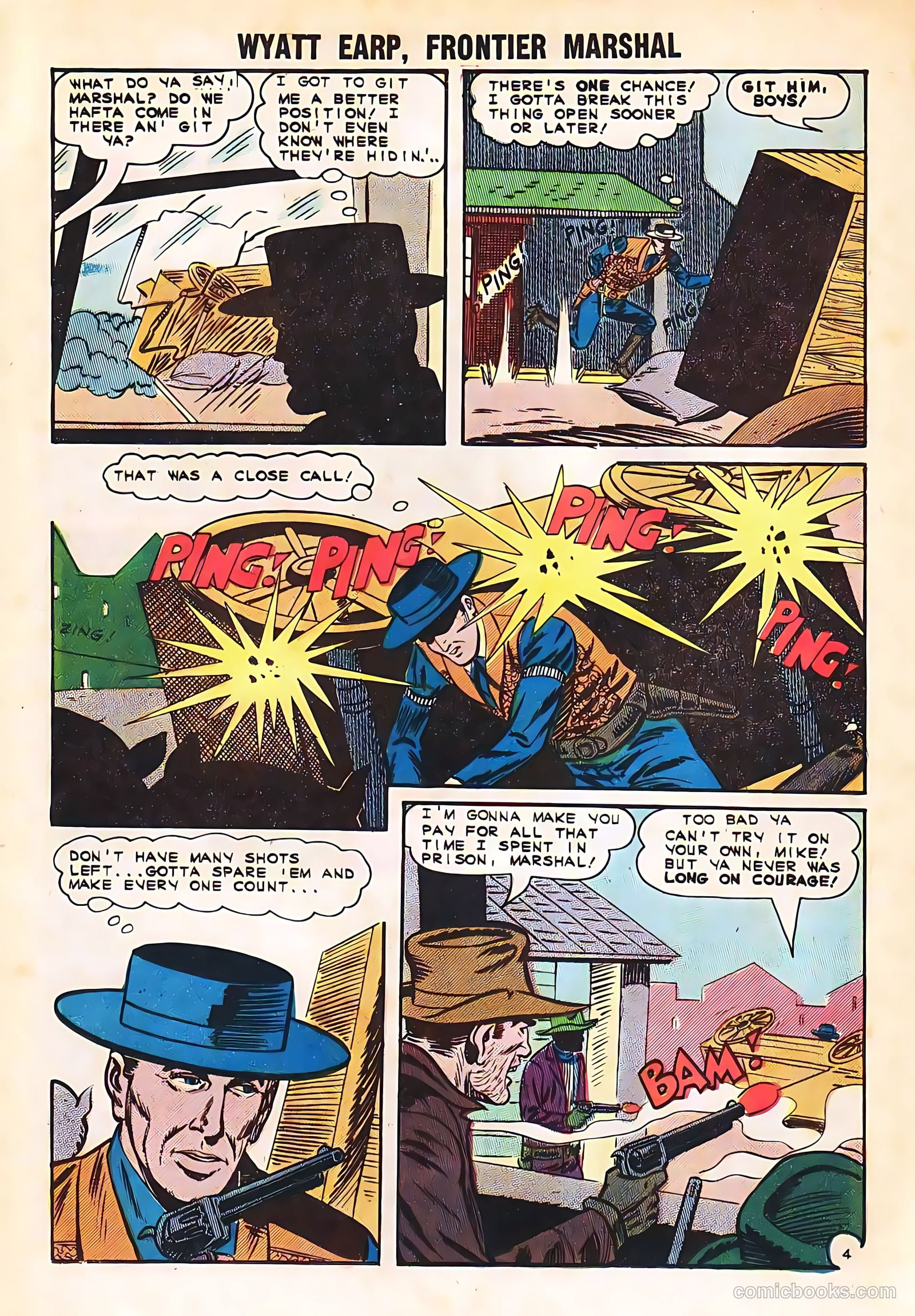 Wyatt Earp, Frontier Marshal #58 (1965) — page 12 of 36