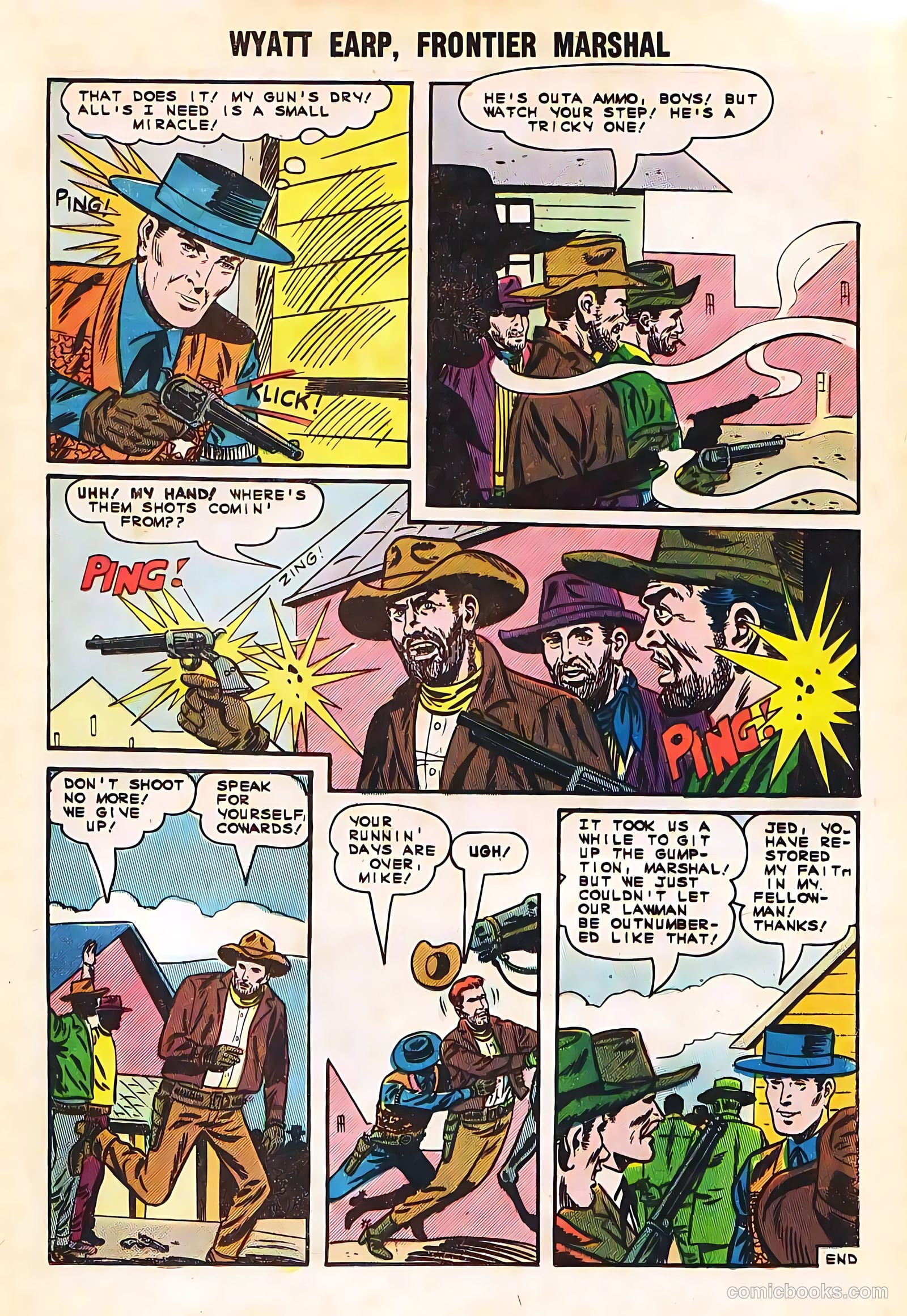 Wyatt Earp, Frontier Marshal #58 (1965) — page 13 of 36