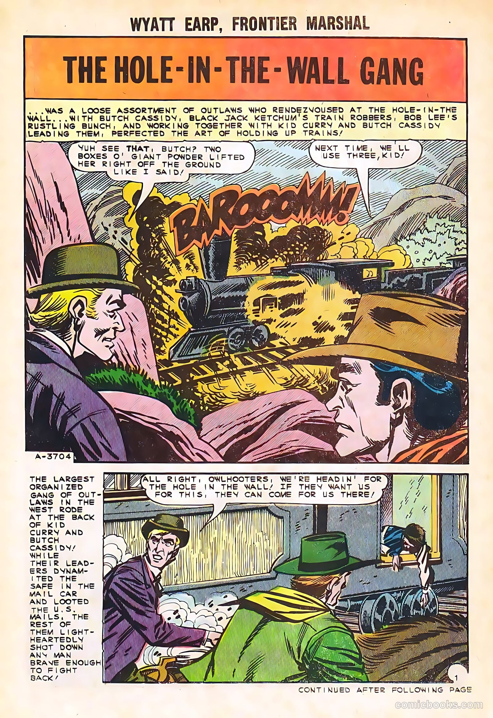 Wyatt Earp, Frontier Marshal #58 (1965) — page 14 of 36