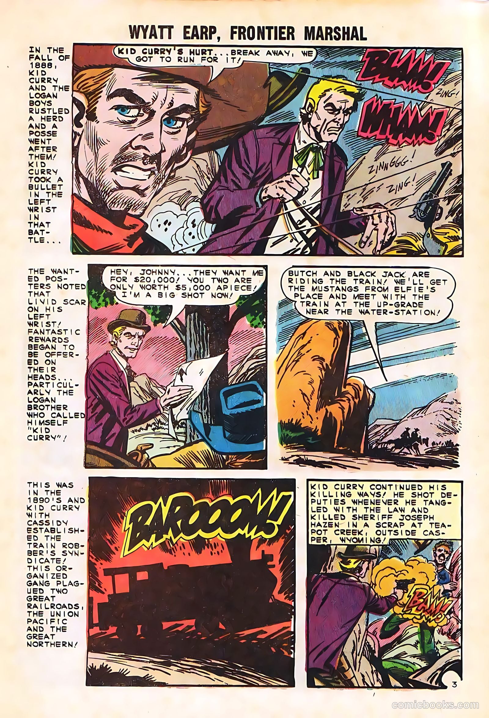 Wyatt Earp, Frontier Marshal #58 (1965) — page 17 of 36
