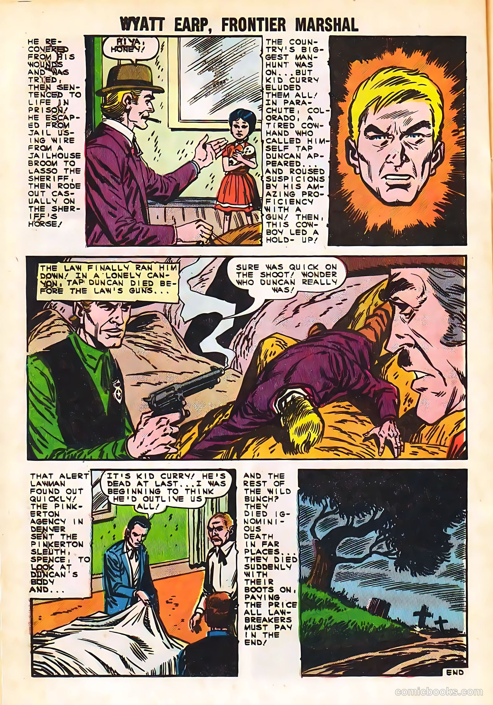 Wyatt Earp, Frontier Marshal #58 (1965) — page 20 of 36