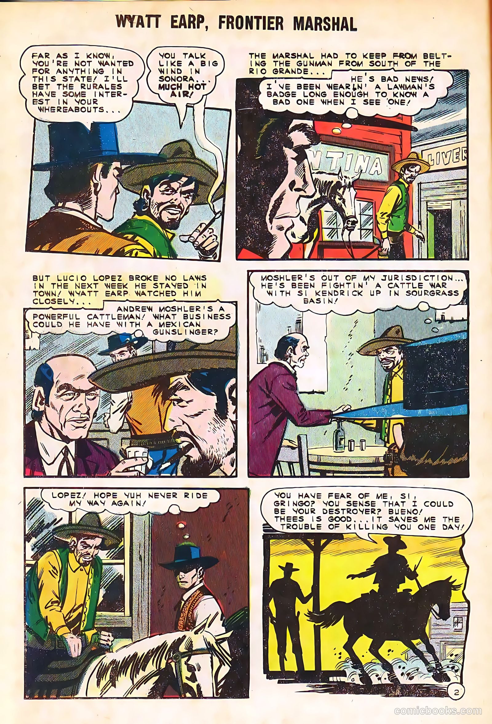 Wyatt Earp, Frontier Marshal #58 (1965) — page 26 of 36