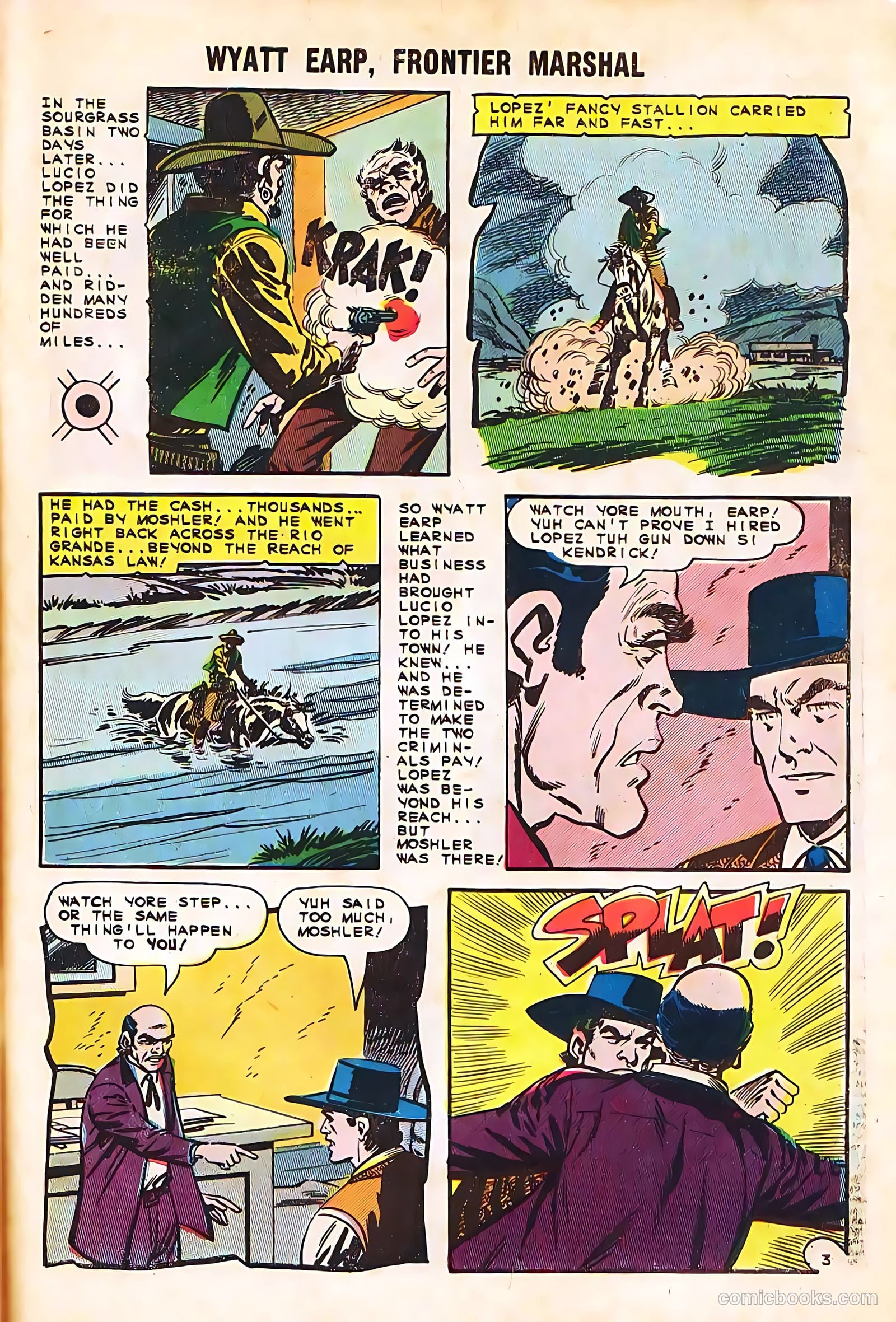 Wyatt Earp, Frontier Marshal #58 (1965) — page 27 of 36