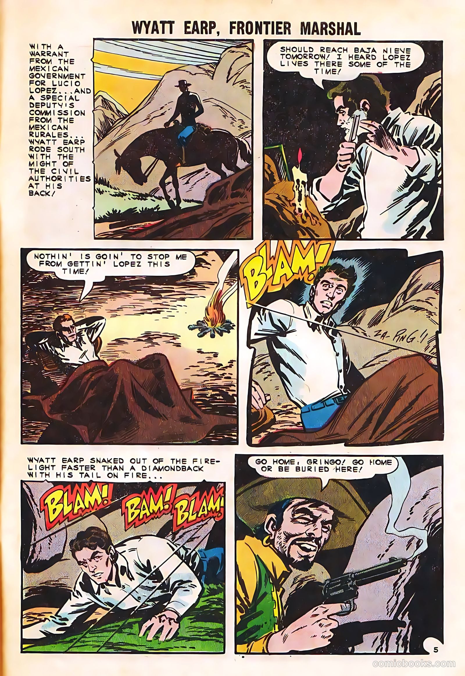 Wyatt Earp, Frontier Marshal #58 (1965) — page 29 of 36