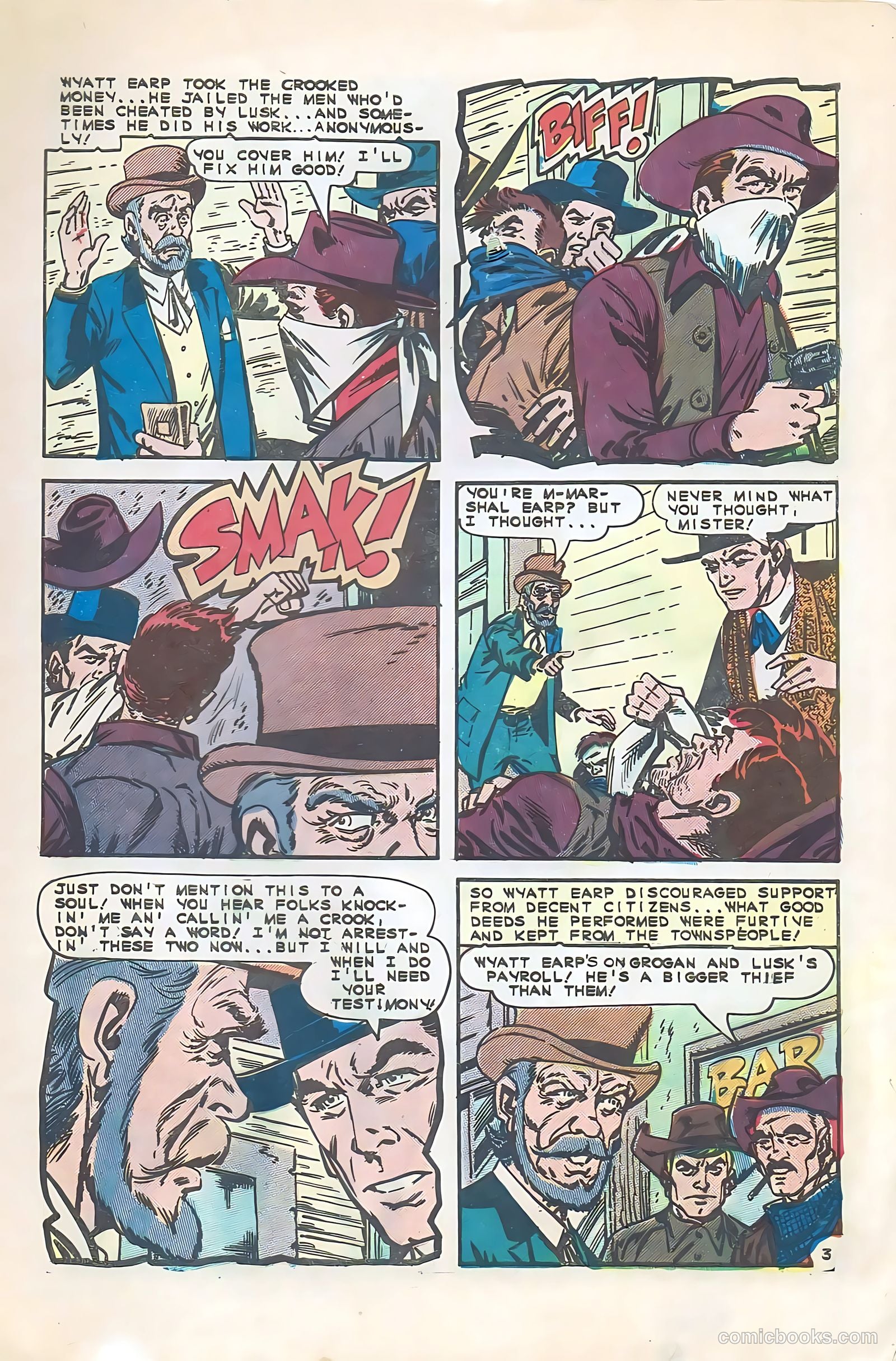 Wyatt Earp, Frontier Marshal #59 (1965) — page 5 of 36