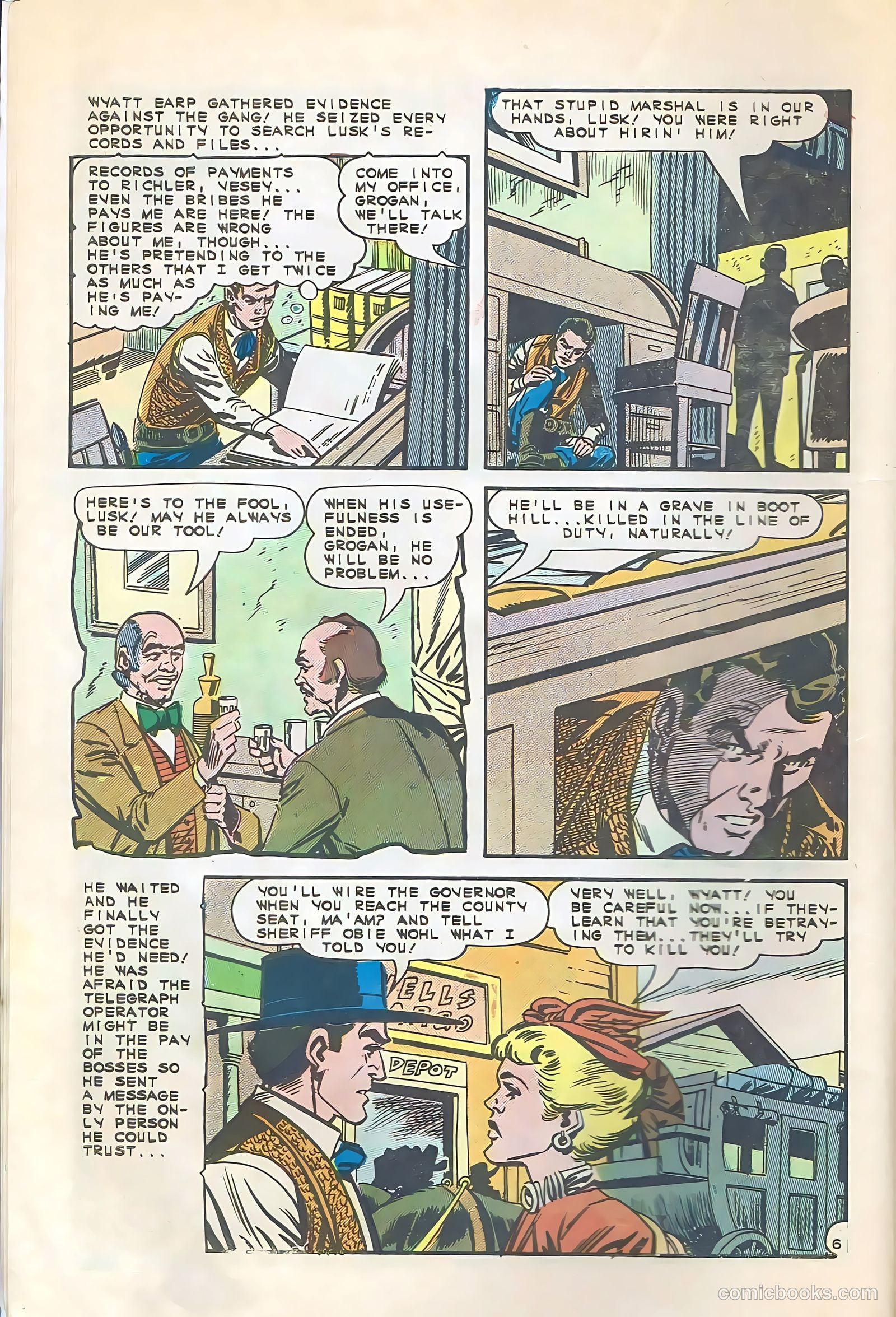 Wyatt Earp, Frontier Marshal #59 (1965) — page 10 of 36