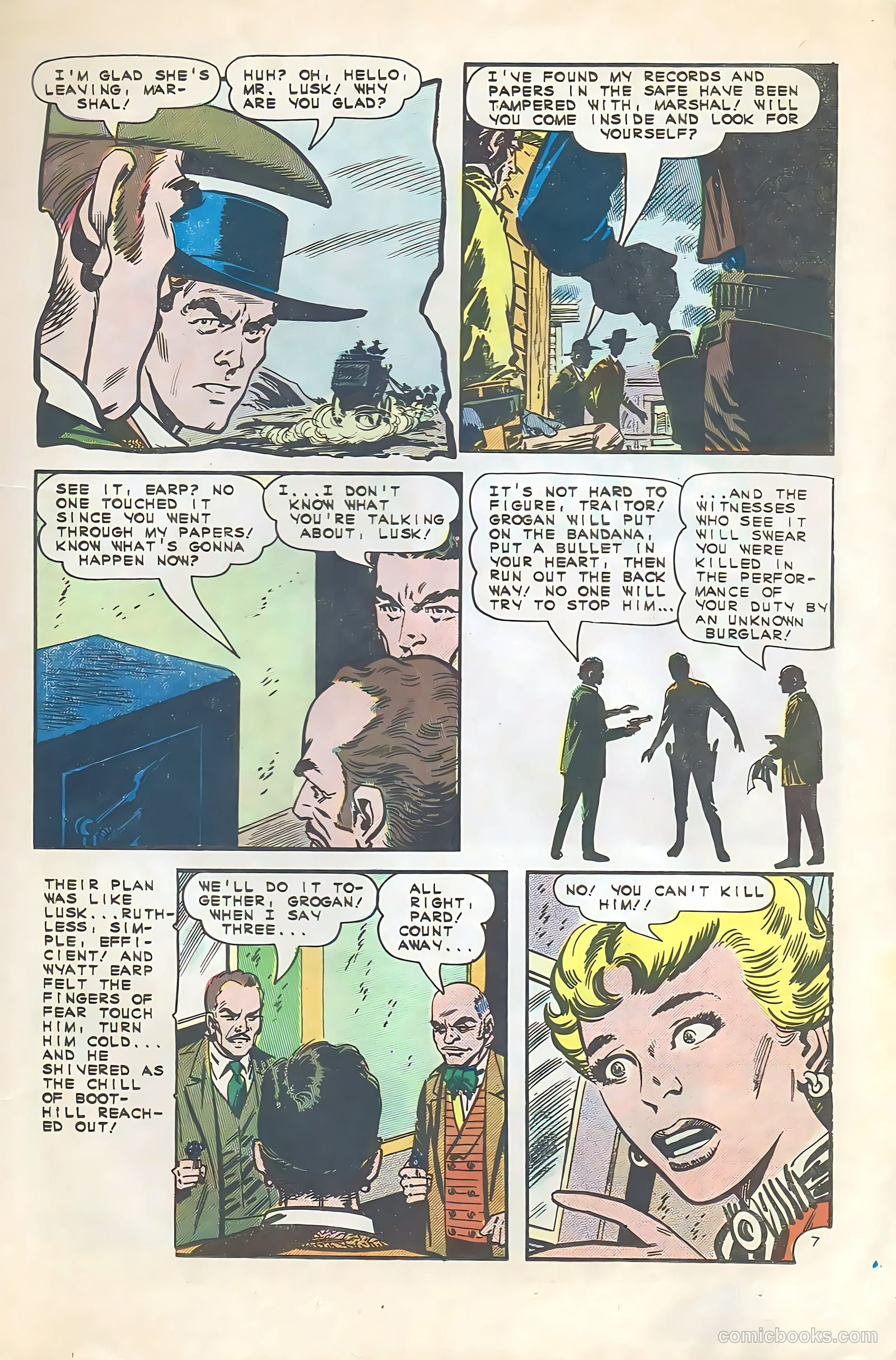 Wyatt Earp, Frontier Marshal #59 (1965) — page 11 of 36