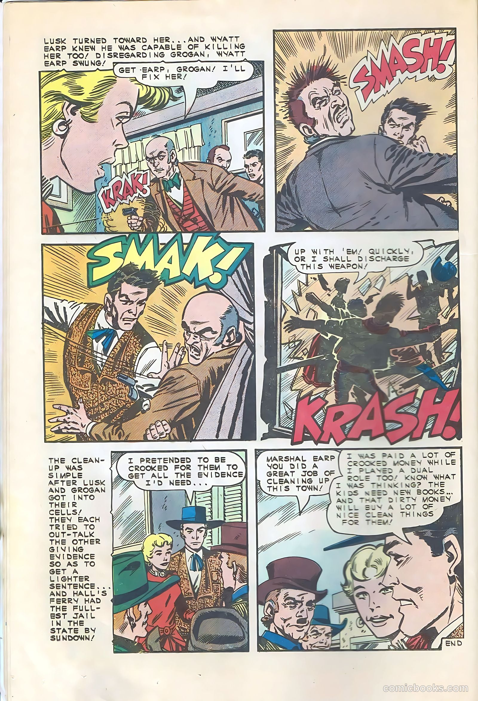 Wyatt Earp, Frontier Marshal #59 (1965) — page 12 of 36