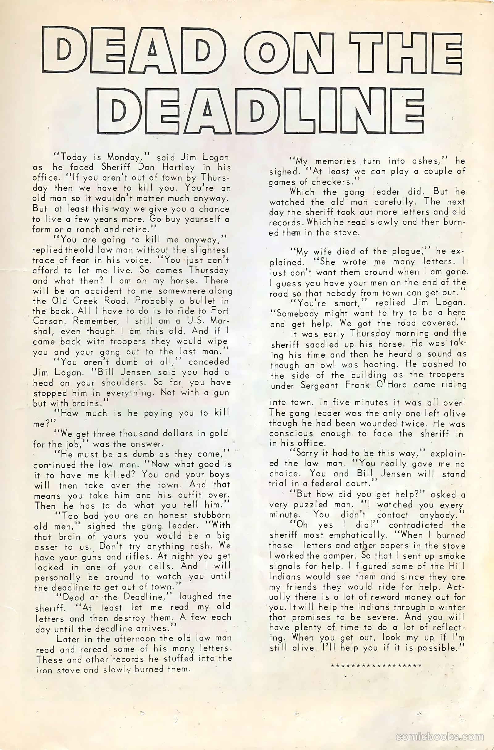 Wyatt Earp, Frontier Marshal #59 (1965) — page 13 of 36