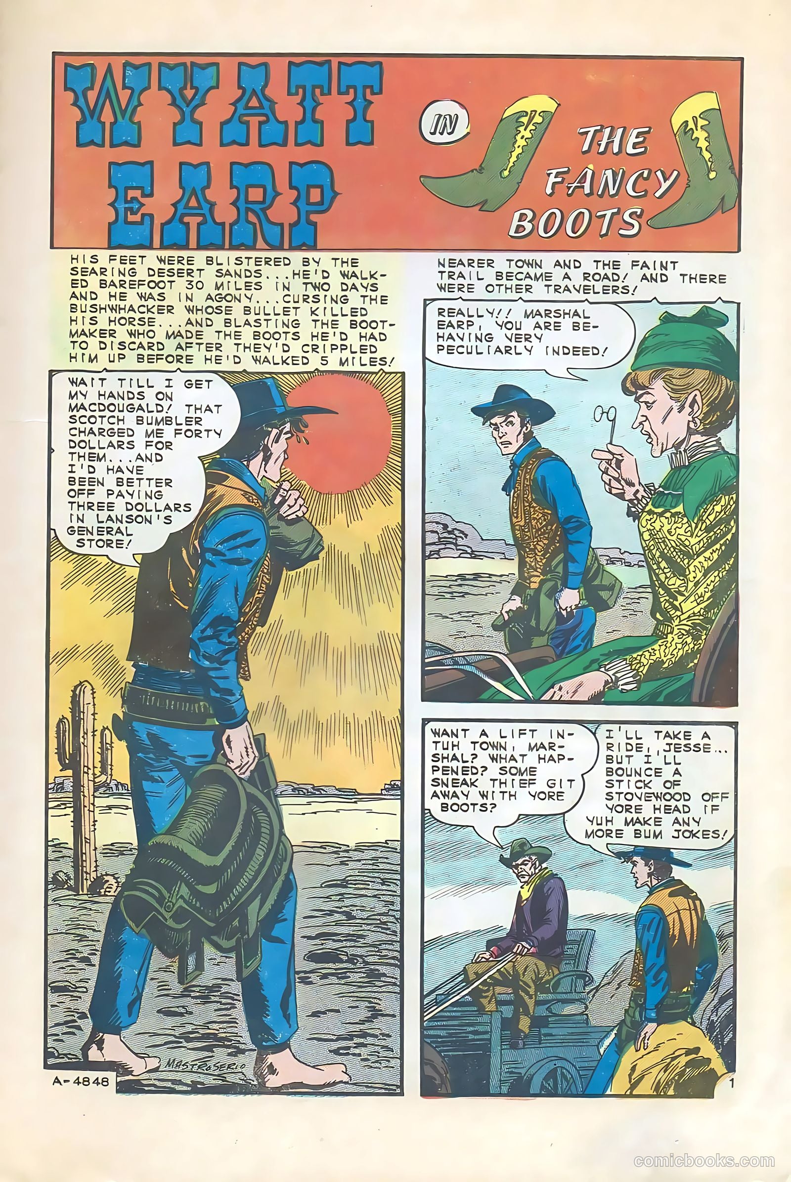 Wyatt Earp, Frontier Marshal #59 (1965) — page 15 of 36