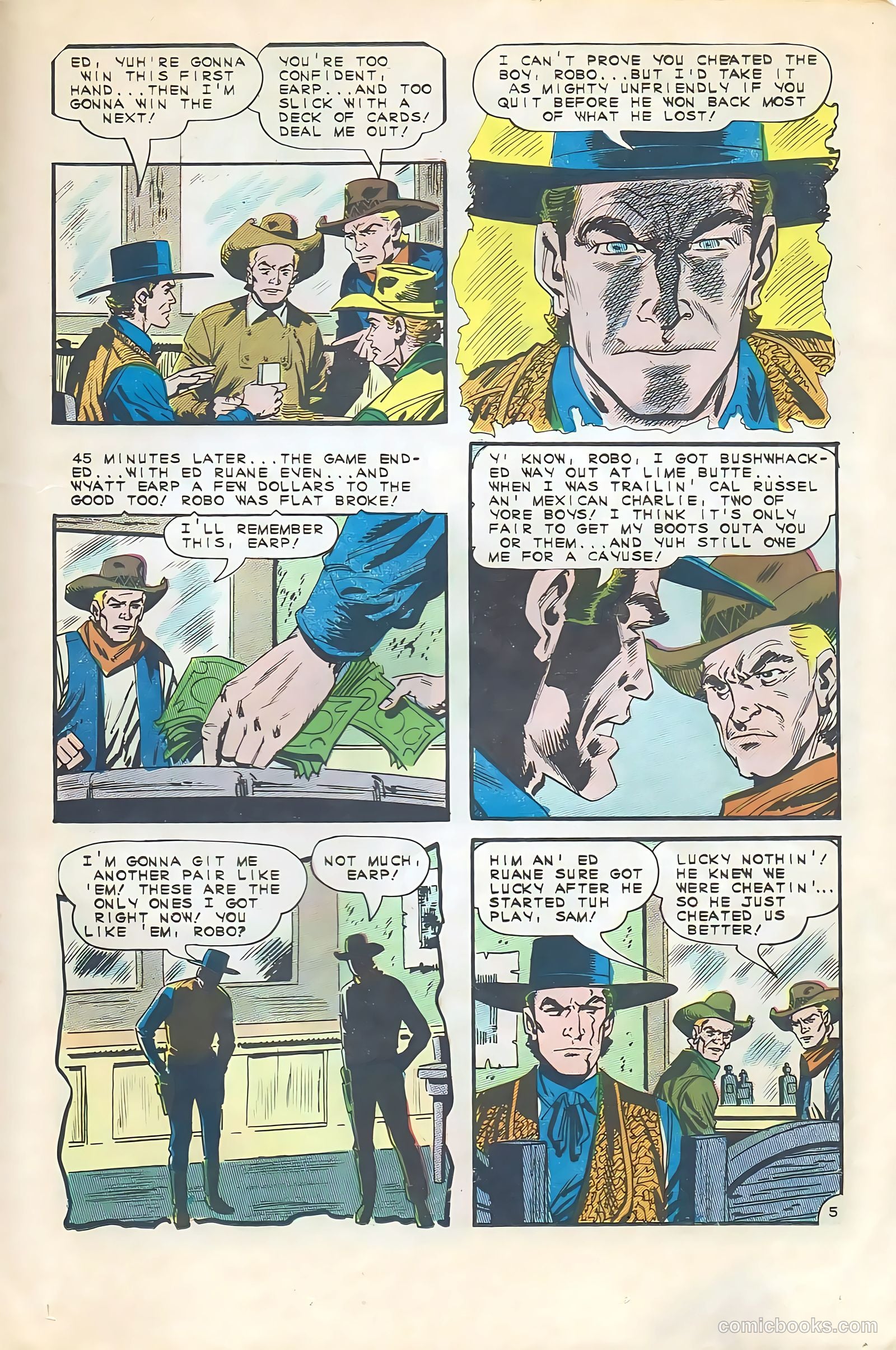 Wyatt Earp, Frontier Marshal #59 (1965) — page 19 of 36